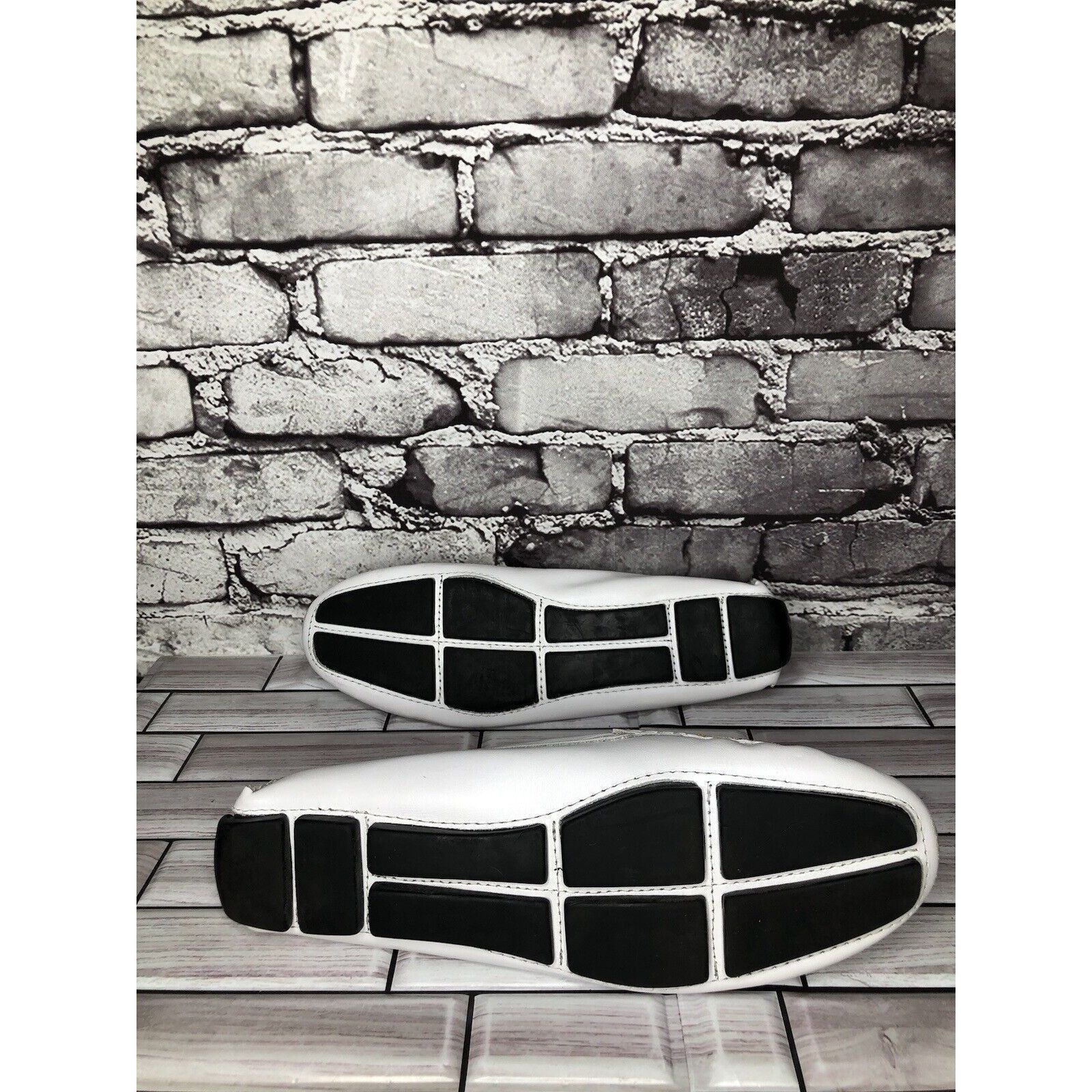 Massimo Matteo Massimo Matteo Firenze White Leather Driving Moccasins Flats Size US 10 / IT 40 - 14 Thumbnail