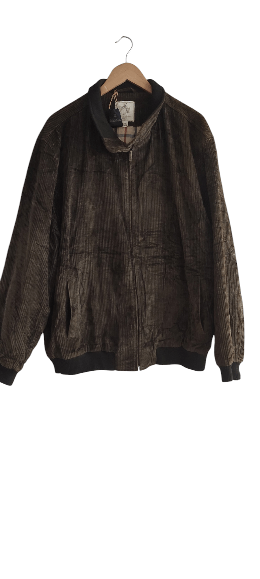 Lyle And Scott Vintage Veste Bomber Harrington Homme Vert Sauge