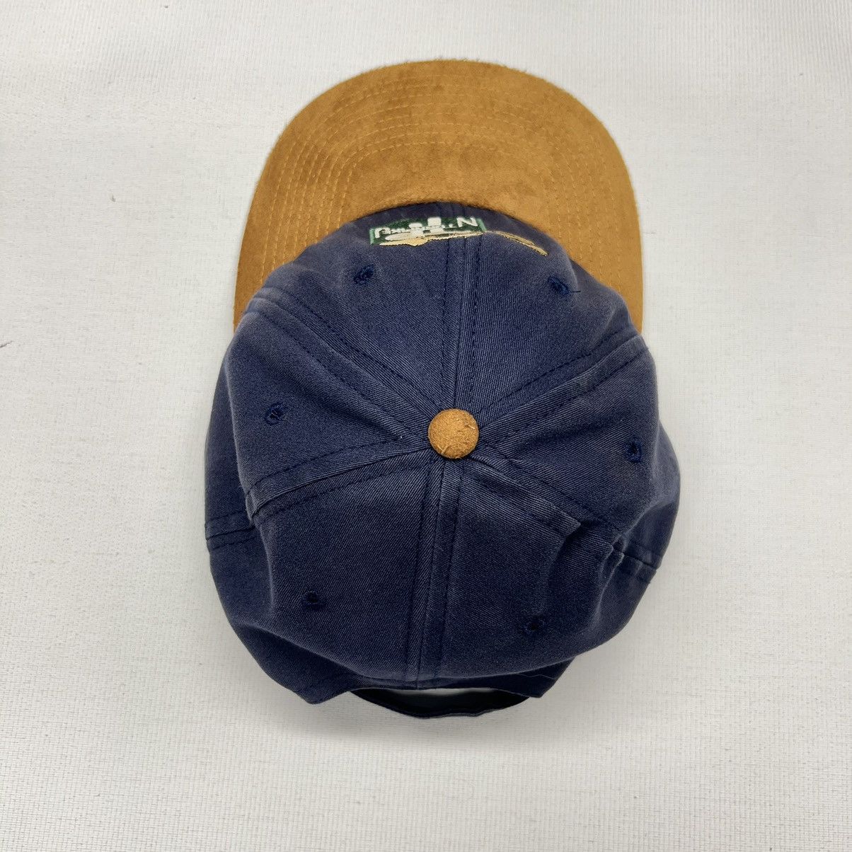 Vintage VTG NJ Turnpike Hat Cap Blue New Jersey Logo Retro Suede Size ONE SIZE - 8 Thumbnail
