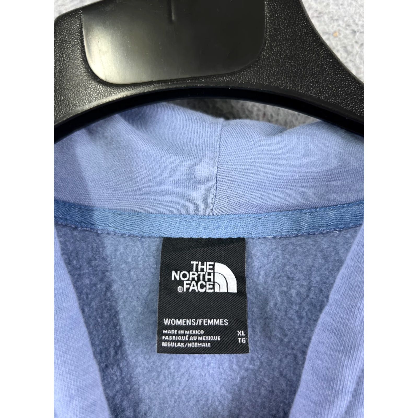 The North Face VINTAGE The North Face Hoodie Women L Purple Logo Pullover Hooded Crew Neck 38 in Chest Womens Logo 90s Size L / US 10 / IT 46 - 3 Thumbnail