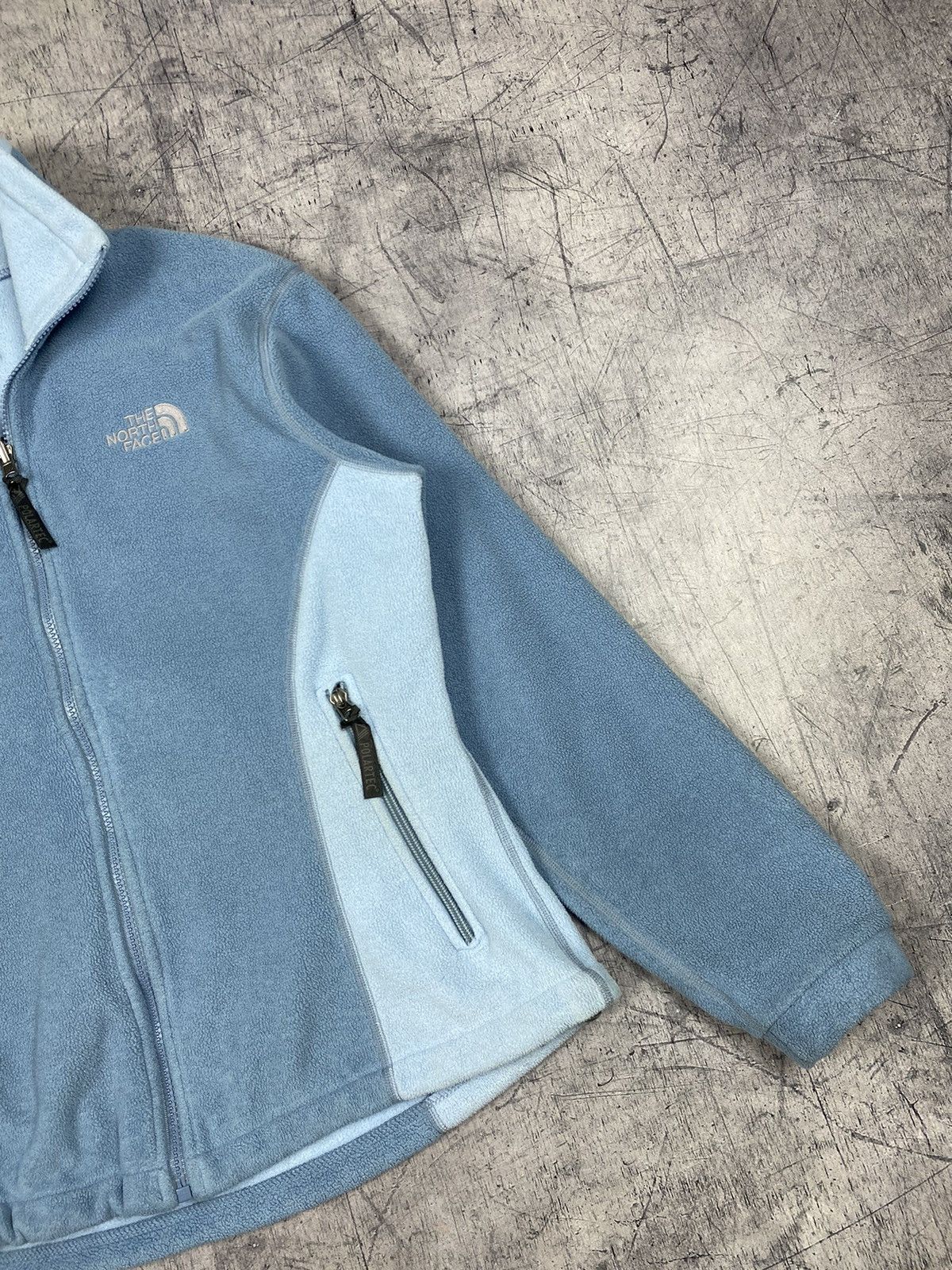 The North Face Vintage The North Face Baby Blue Fleece Jacket Size L / US 10 / IT 46 - 4 Thumbnail