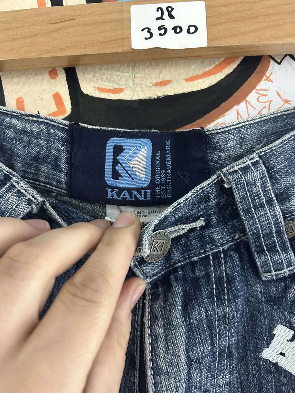 Karl Kani × Vintage 90s Kani Jorts Size US 28 / EU 44 - 5 Thumbnail