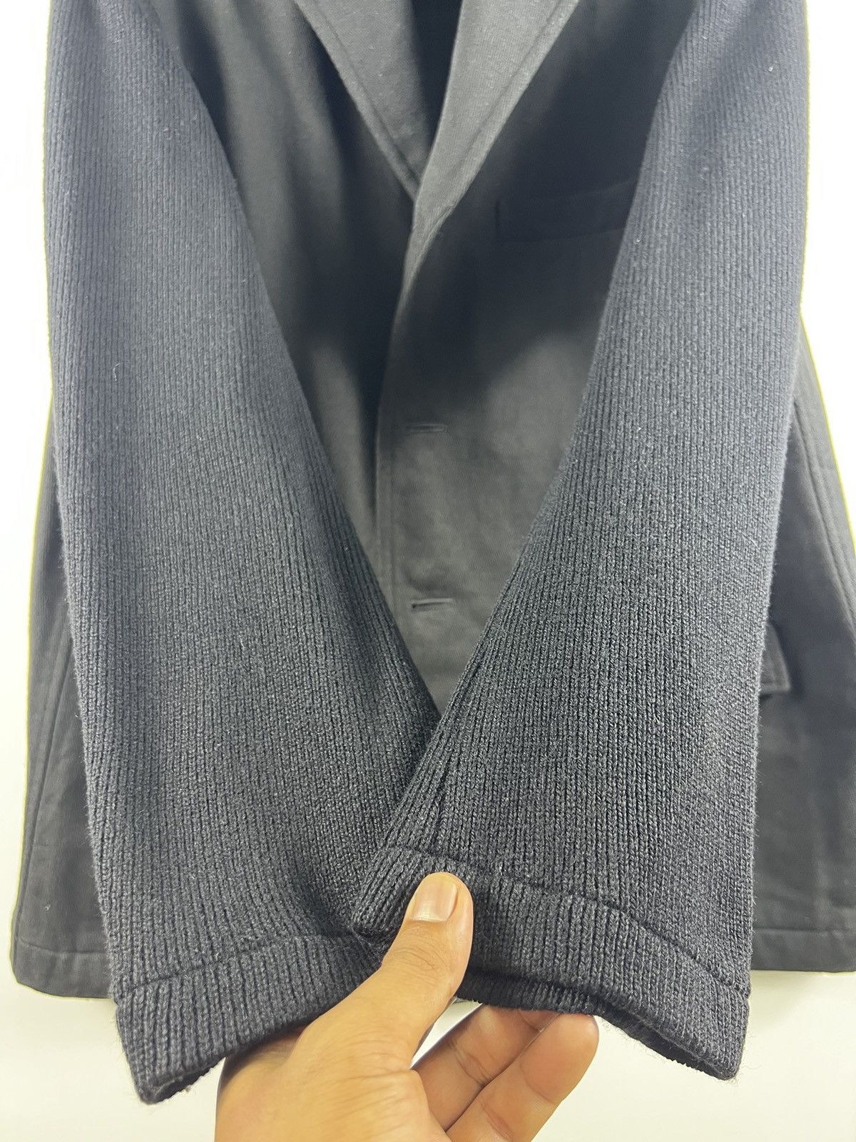 Y's for Men 🔥 KNITED SLEEVES AW1996 Y's For Men VTG HEAVY JACKET - S Size US M / EU 48-50 / 2 - 5 Thumbnail