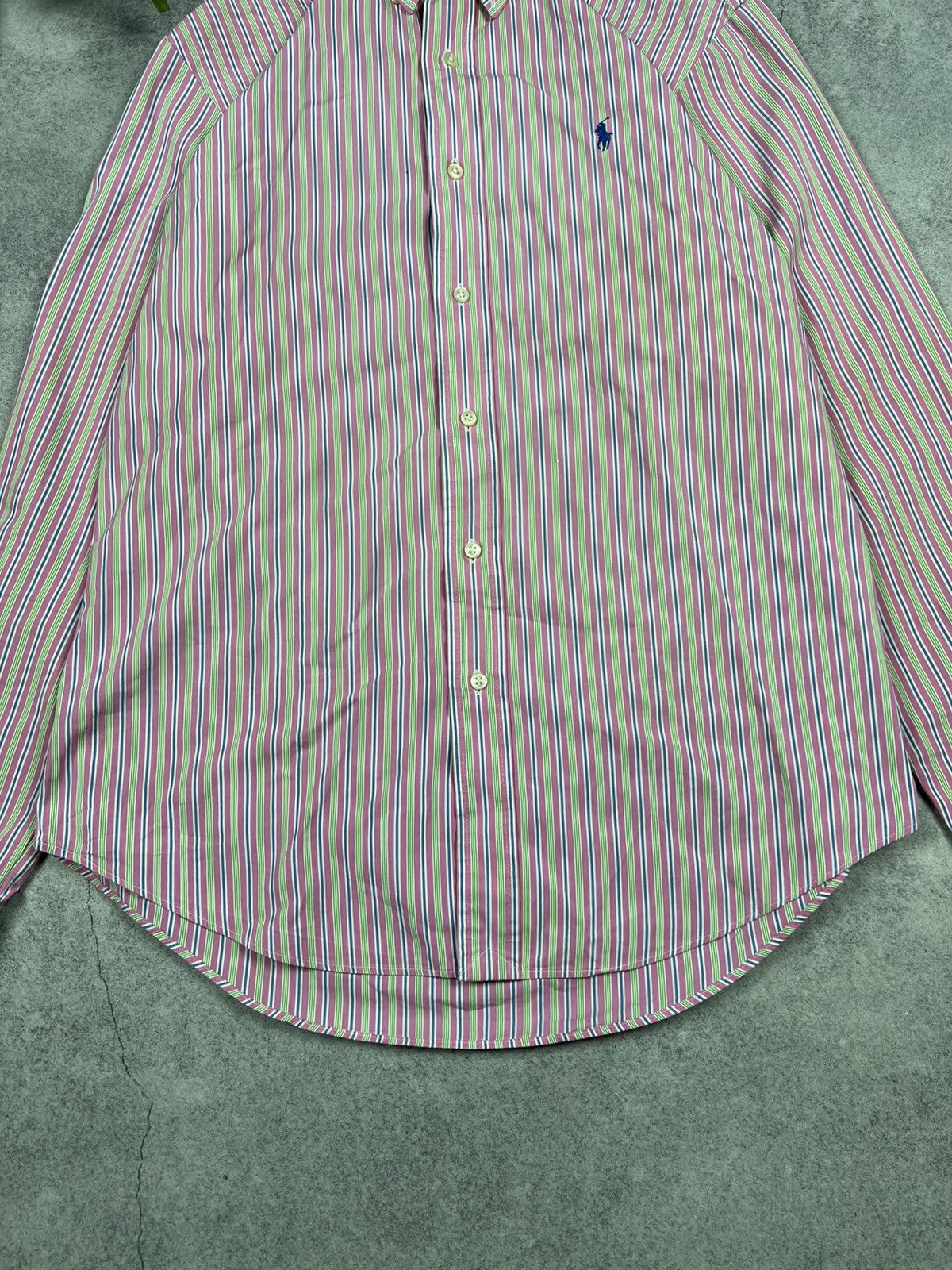 Ralph Lauren Vintage Polo Ralph Lauren Crazy Distressed Buttons Up Shirt Size US L / EU 52-54 / 3 - 4 Thumbnail