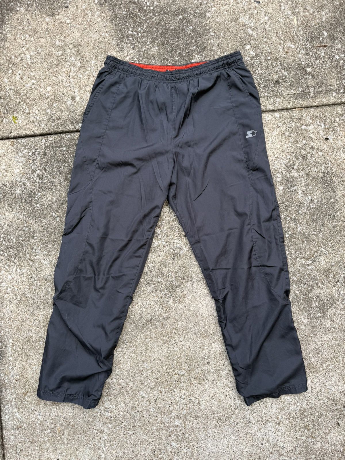 Starter Vtg Starter Dark Grey Track Pants Size US 32 / EU 48 - 1 Thumbnail