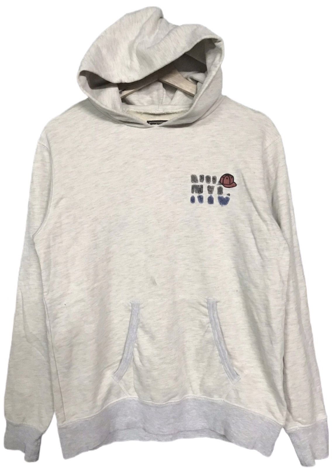 The Unbranded Brand Nyc Hoodie Small Logo Pullover Size US M / EU 48-50 / 2 - 1 Thumbnail