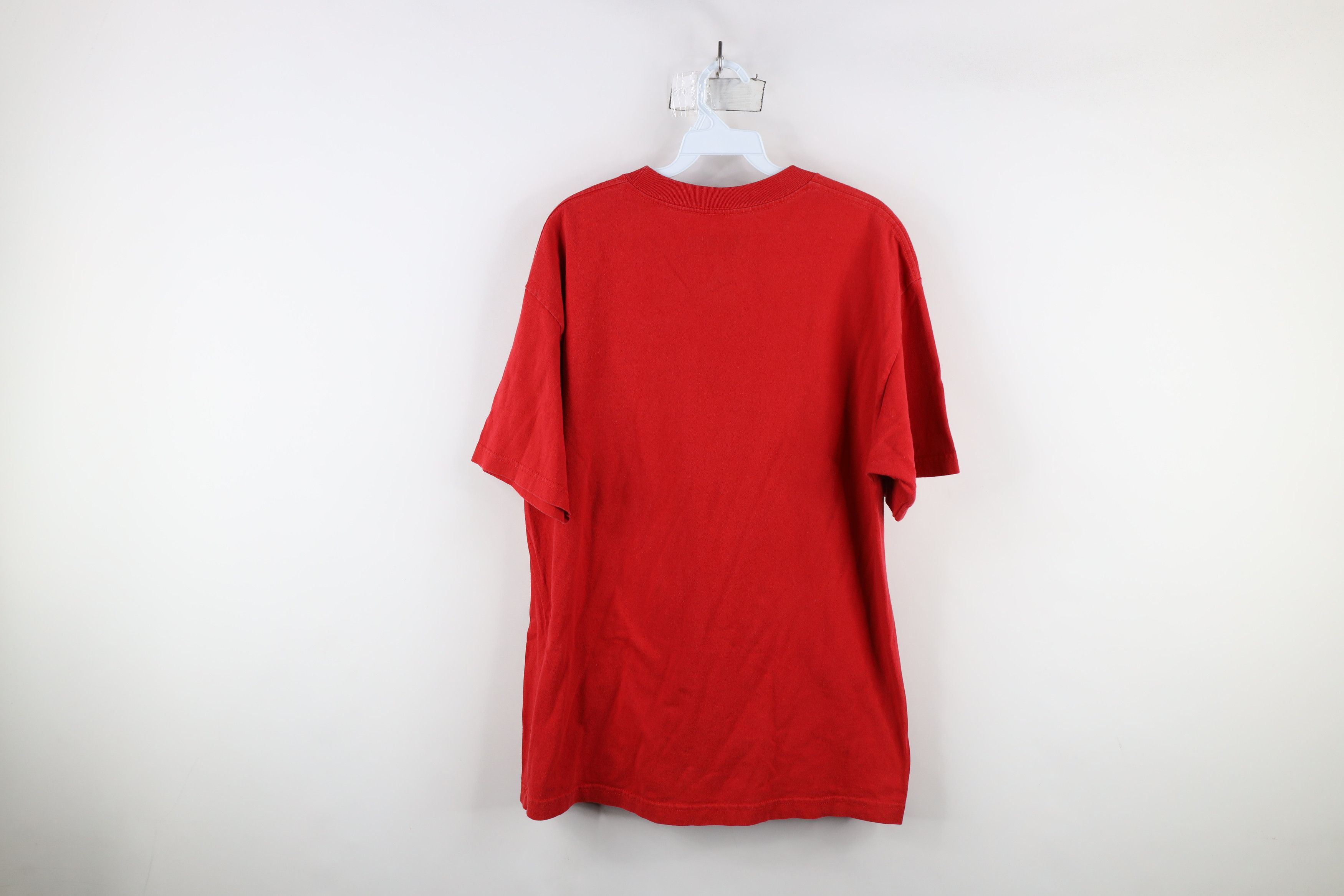 Famous Stars And Straps × Vintage Vintage 90s Y2K Famous Stars and Straps Spell T-Shirt Red Size US L / EU 52-54 / 3 - 9 Thumbnail