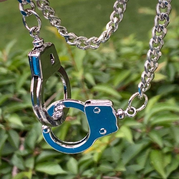 Cuban Link Chain Handcuff Necklace Handcuff Chain Grailed