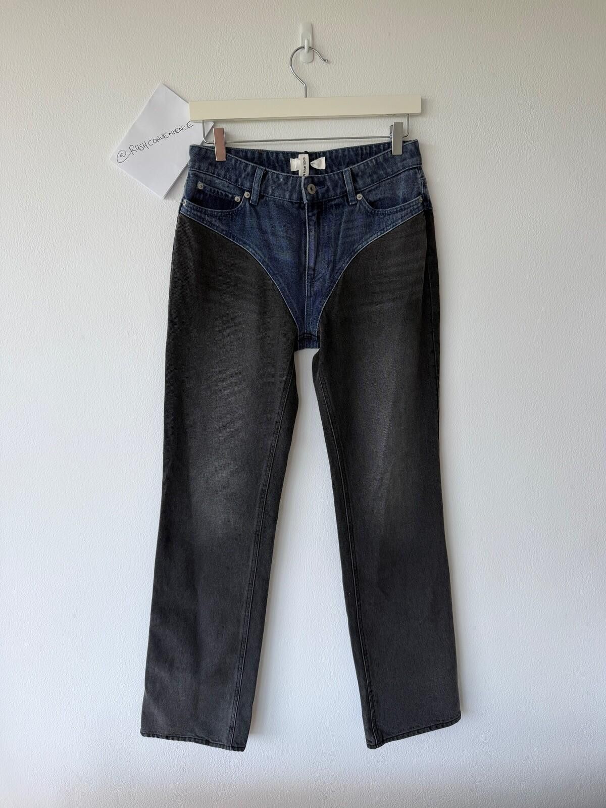 Other new H&M Glenn Martens two tone jeans blue grey 12 40 Size 40" / US 18 - 1 Thumbnail