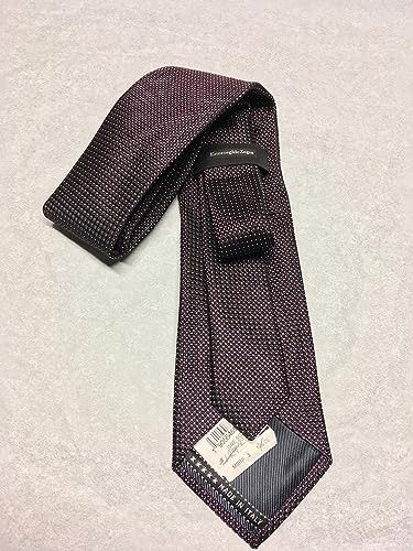 Ermenegildo Zegna Ermenegildo Zegna Micro Dot Pattern Purple Silk Tie Size ONE SIZE - 3 Thumbnail