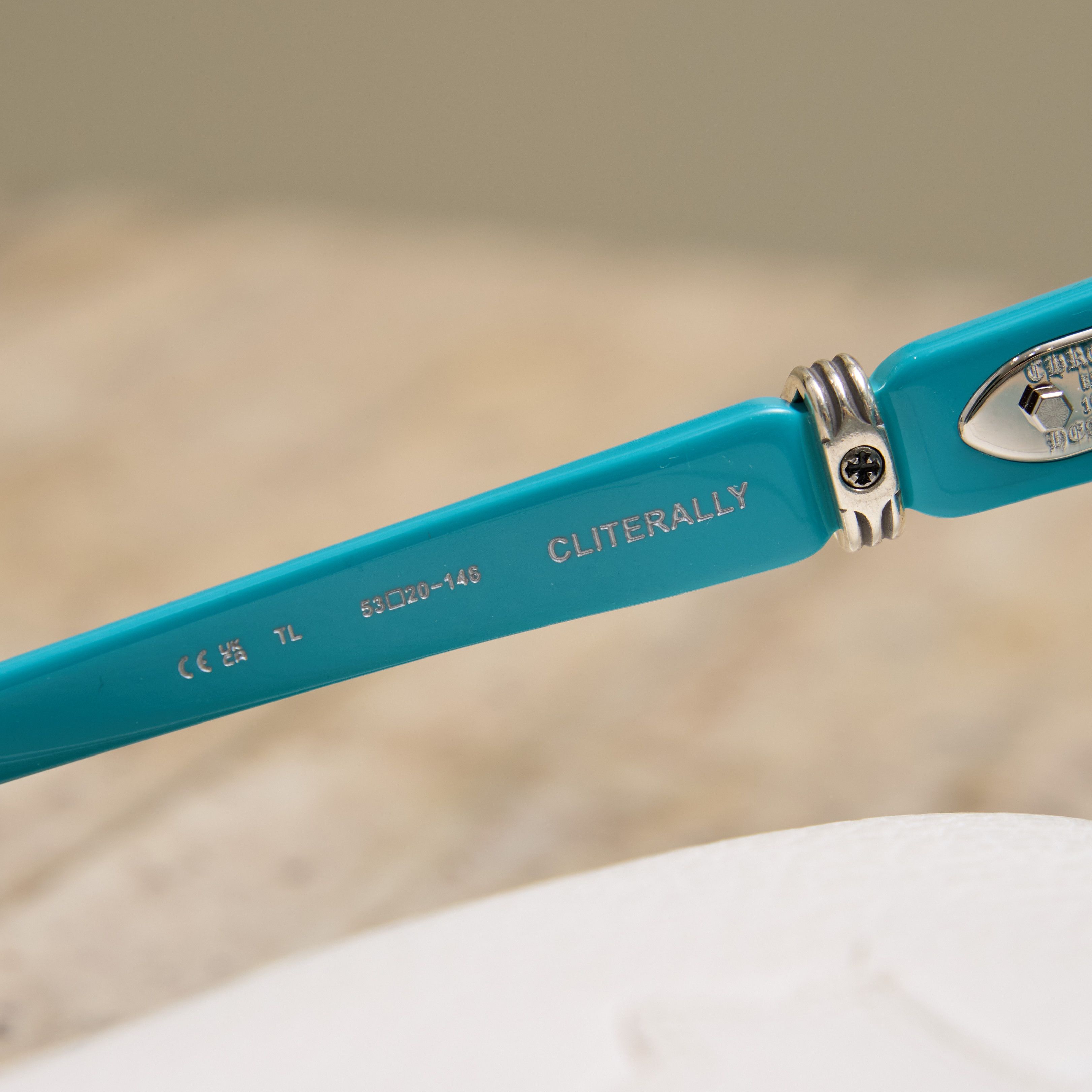 Chrome Hearts CHROME HEARTS CLITERALLY Teal Size ONE SIZE - 6 Thumbnail