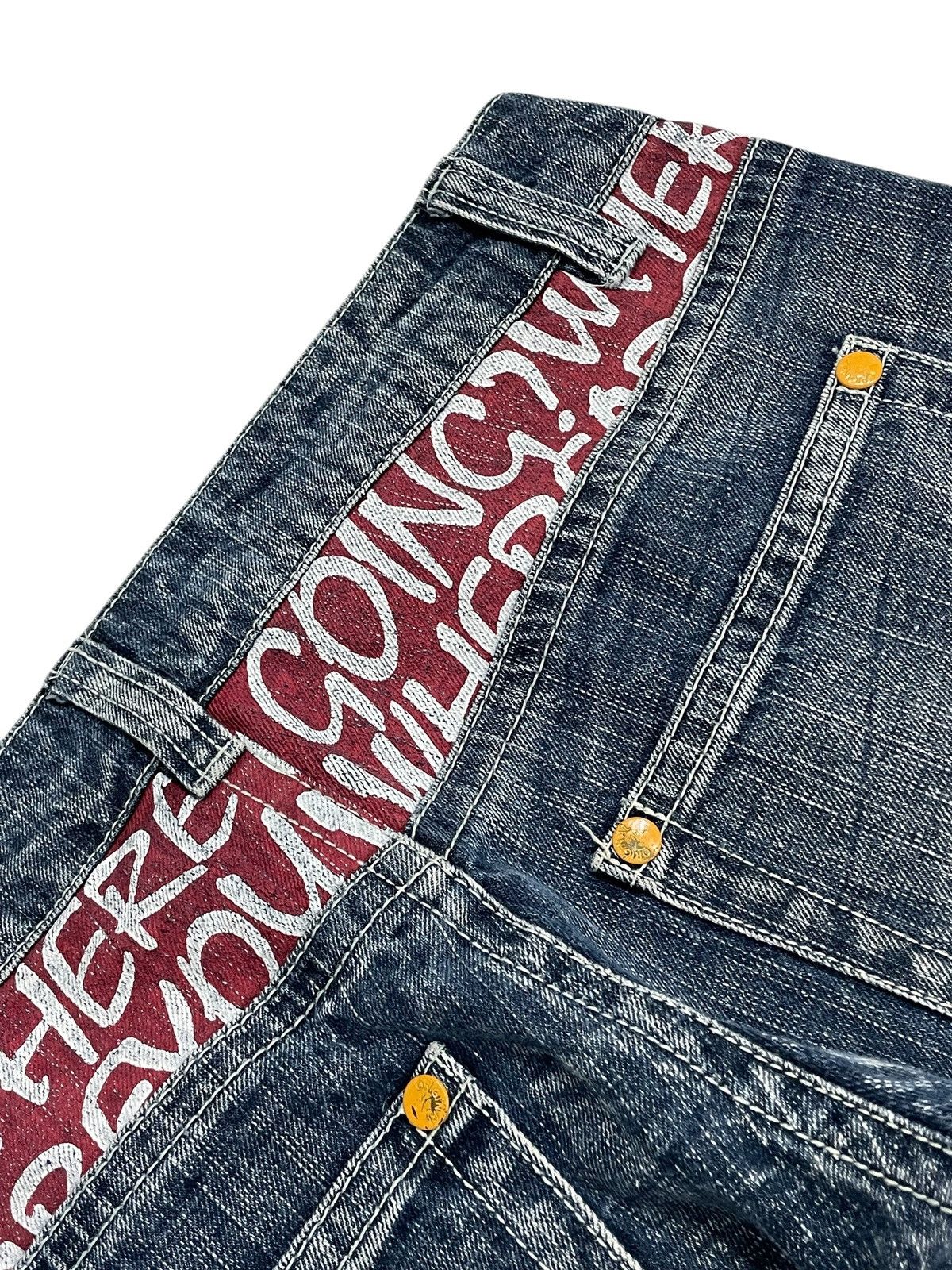 Isamu Katayama Backlash Distressed Patched The Vision Evolves Art Painting Size US 32 / EU 48 - 21 Thumbnail