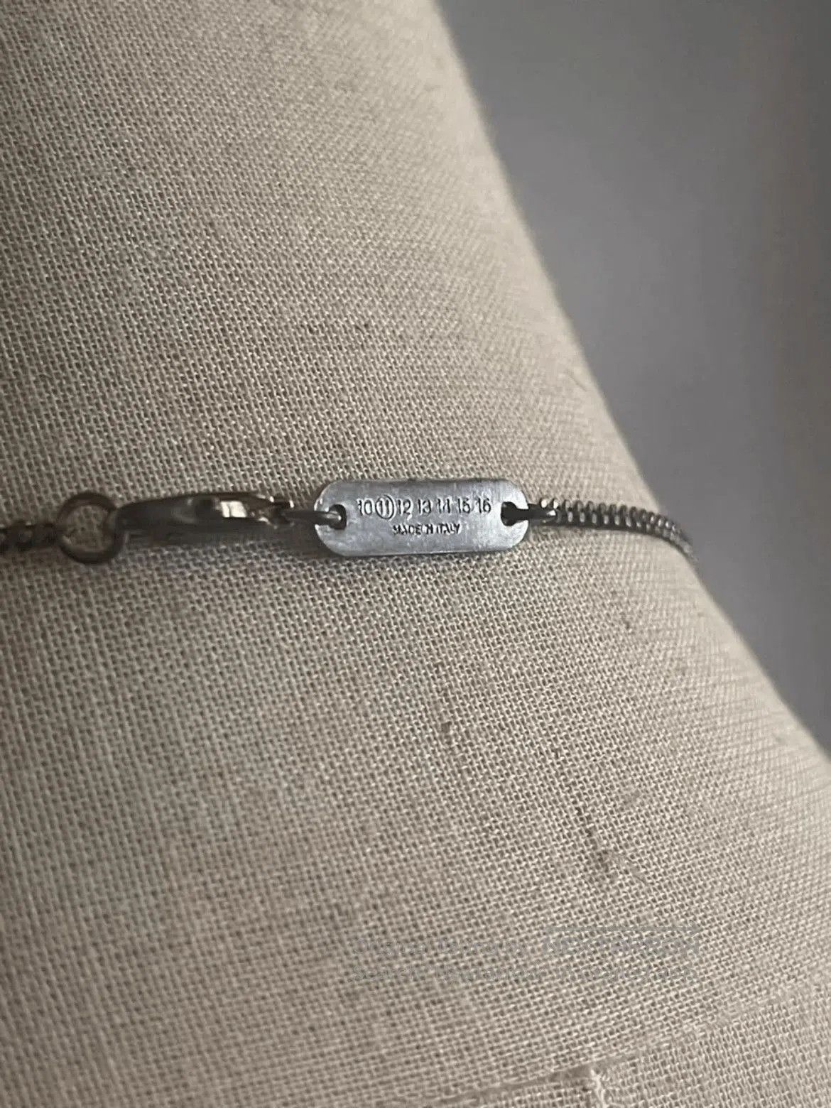 Maison Margiela Maison Martin Margiela Diamond Shape Brass Necklace. Size ONE SIZE - 4 Thumbnail