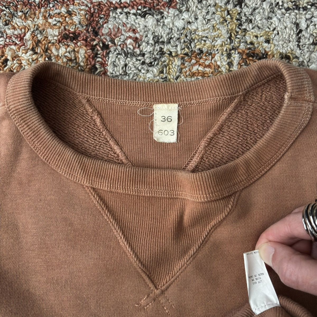 Taiga Takahashi Lot.603 Sweat Shirt crew neck cotton 36 50s vintage Japan Size US S / EU 44-46 / 1 - 2 Thumbnail