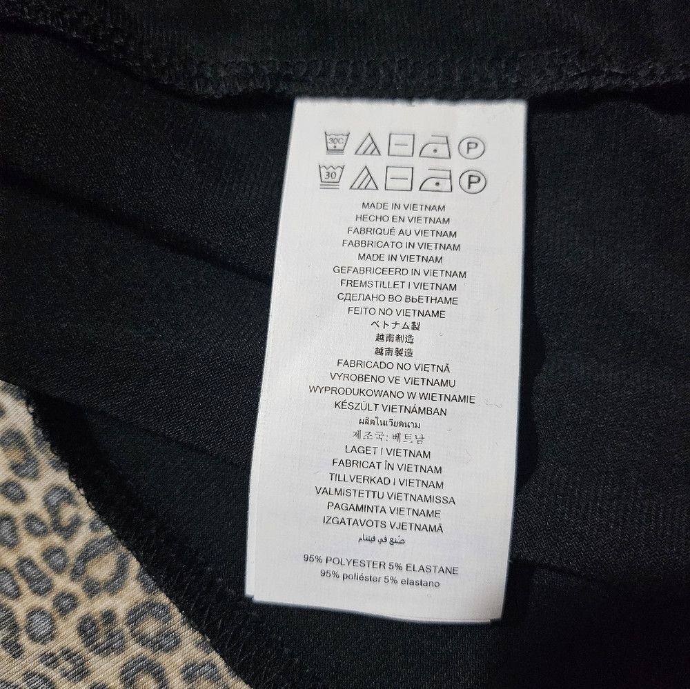 Michael Kors NWT Michael Kors Leopard Print Black Panels Dress 2X Women Size XXL / US 16-18 / IT 52-54 - 5 Thumbnail
