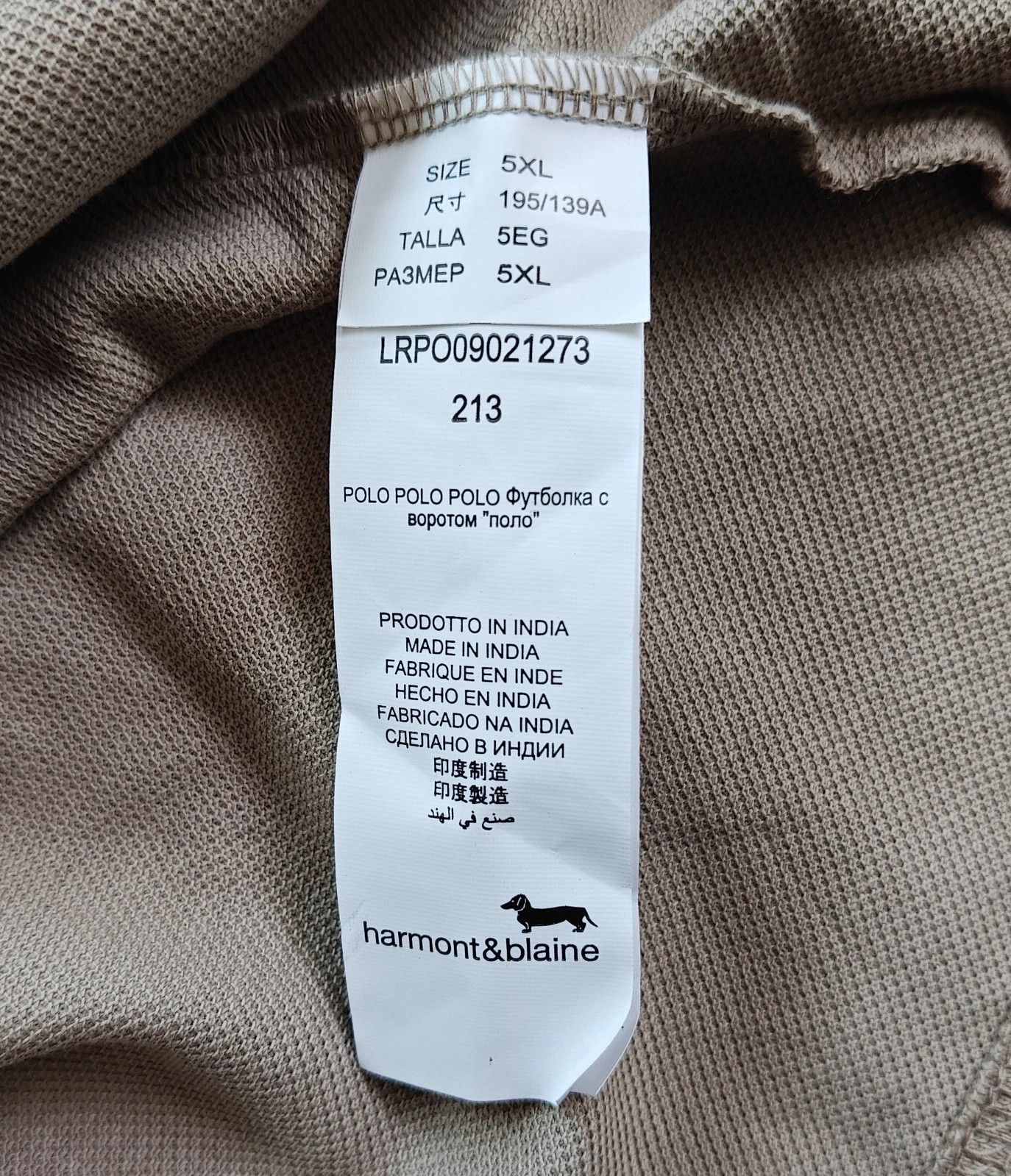 Harmont & Blaine Harmont & Blaine Longsleeves Polo Shirt ASM/2117 Size US XXL / EU 58 / 5 - 7 Thumbnail
