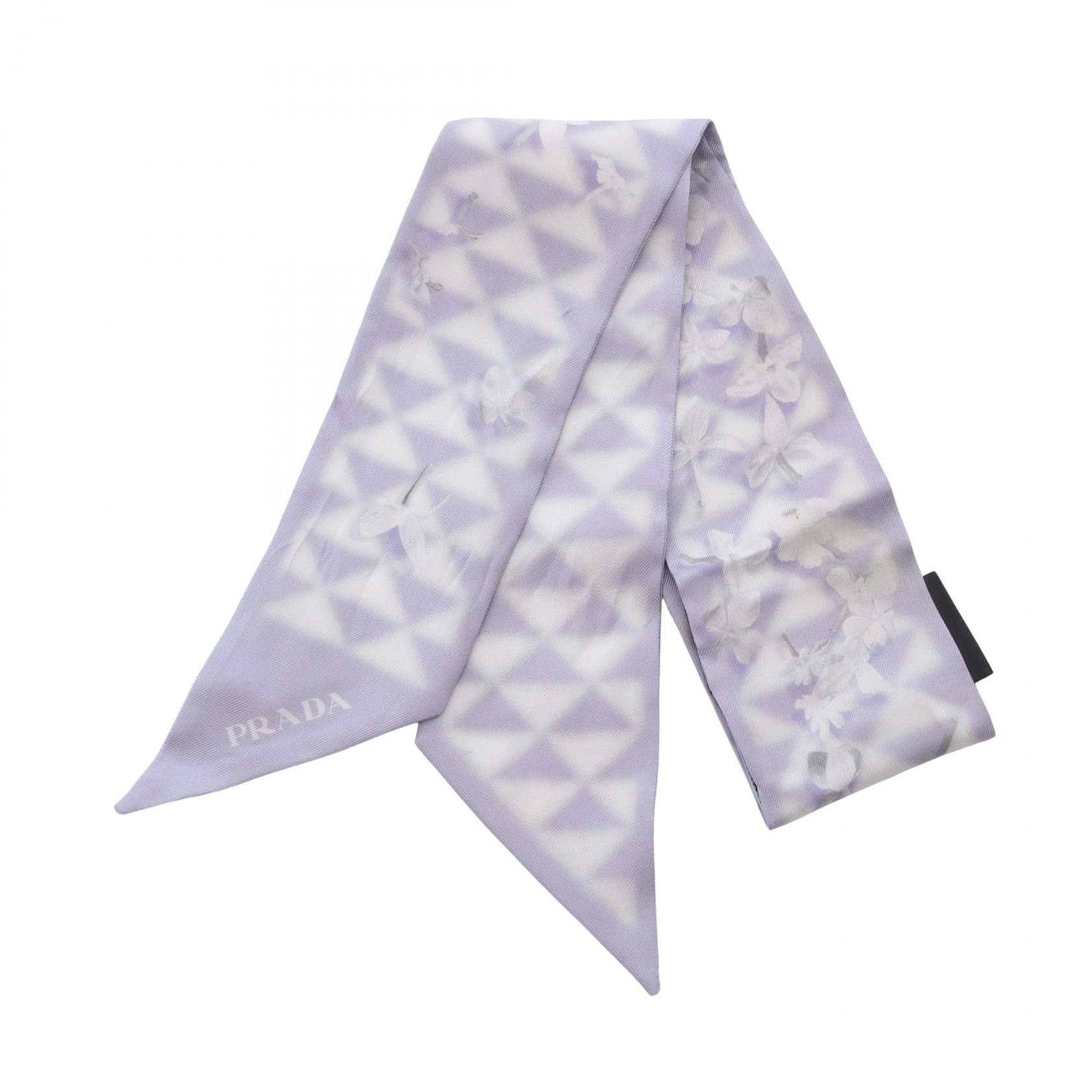 Prada Prada Prada Silk Scarf Textile Scarf DUTY FREE for USA Size ONE SIZE - 1 Thumbnail