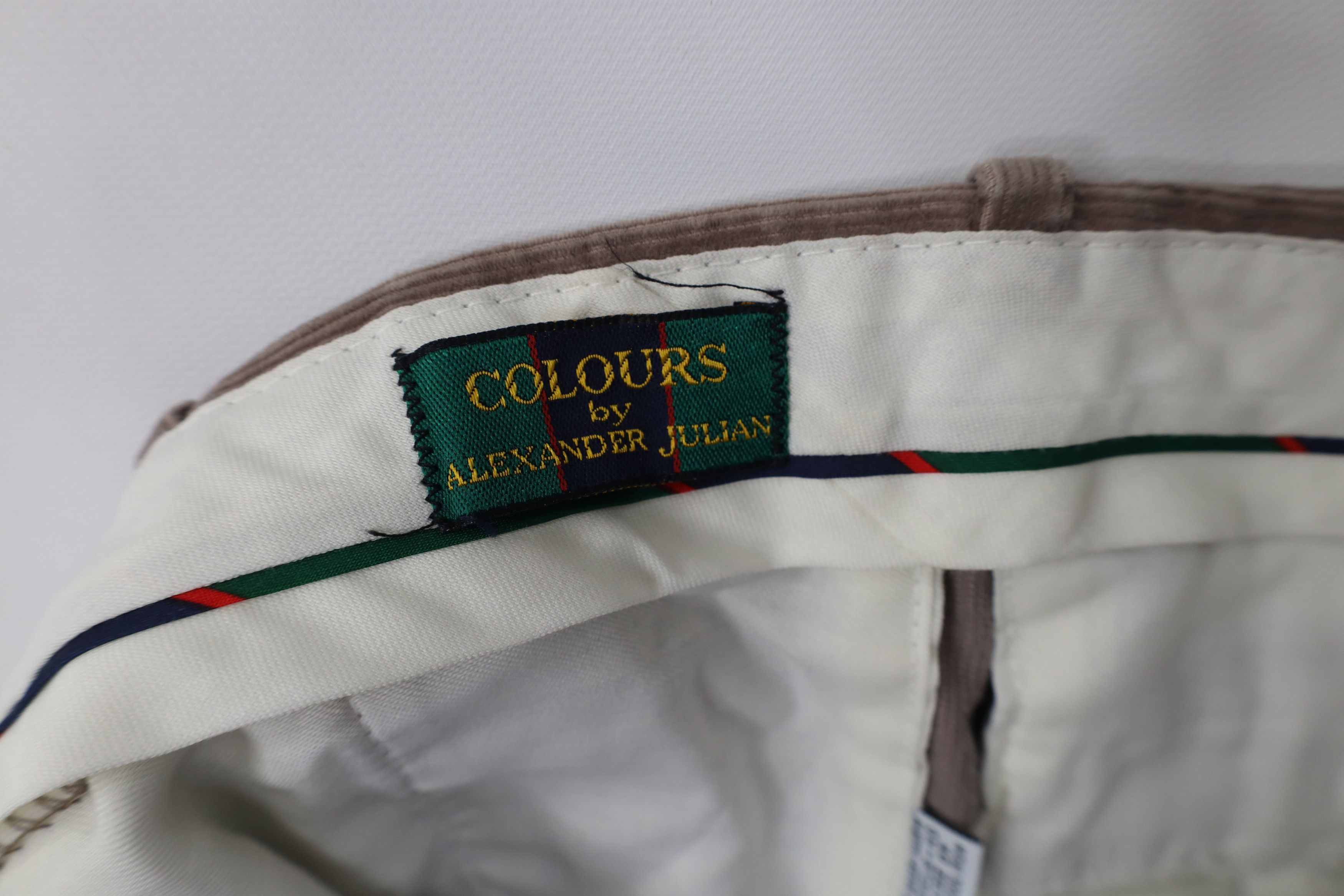 Vintage Vintage 90s Streetwear Wide Leg Corduroy Chino Pants Gray Size US 32 / EU 48 - 10 Thumbnail