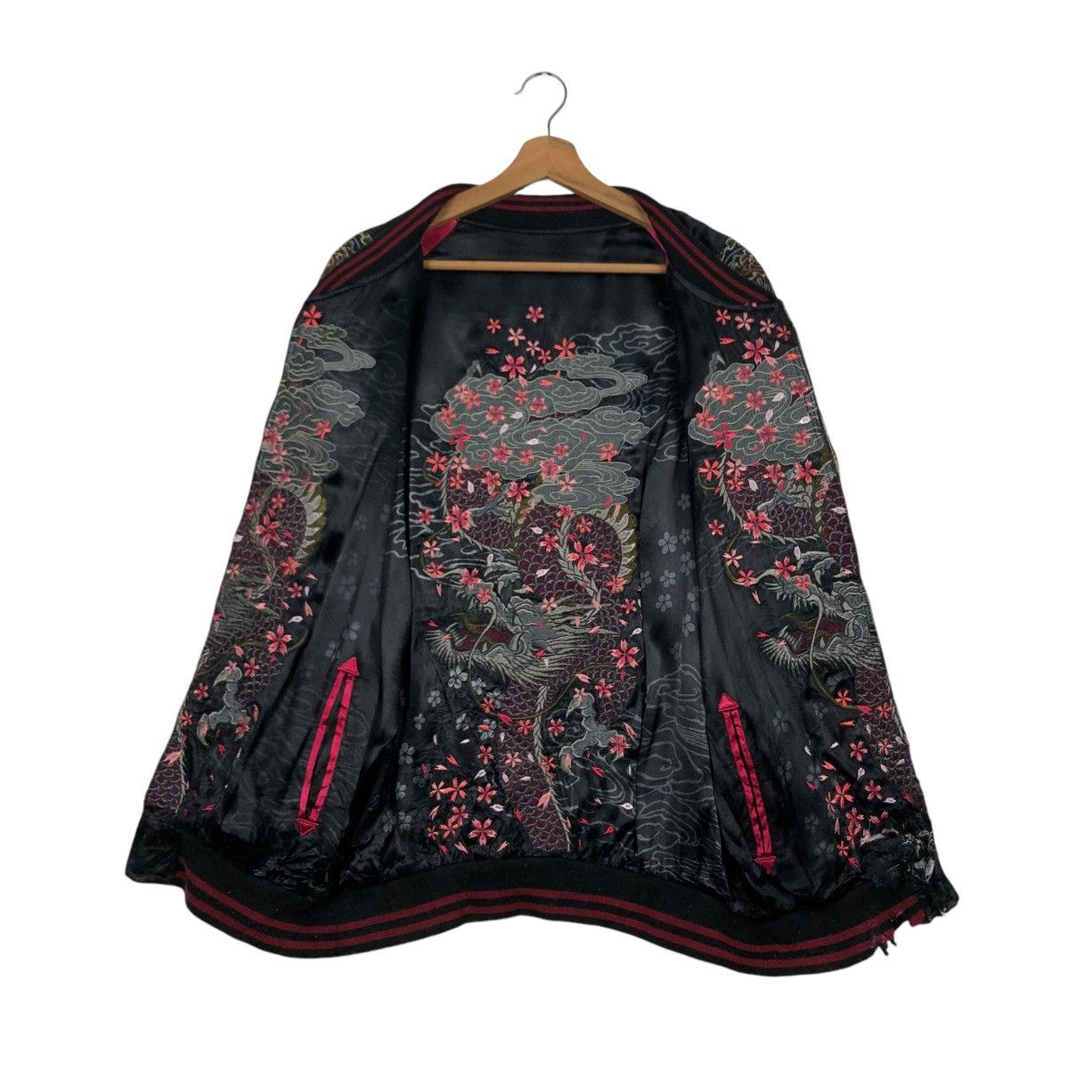 Japanese Brand 🔥VINTAGE REVERSIBLE JACKET SUKAJAN SOVEINER EMBROIDERRED Size US M / EU 48-50 / 2 - 14 Thumbnail