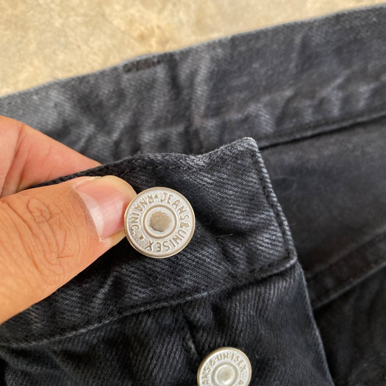 Japanese Brand RNA Slang Inc.By Eiji Okumoto Insane Distressed Denim Grunge Size US 29 - 13 Thumbnail