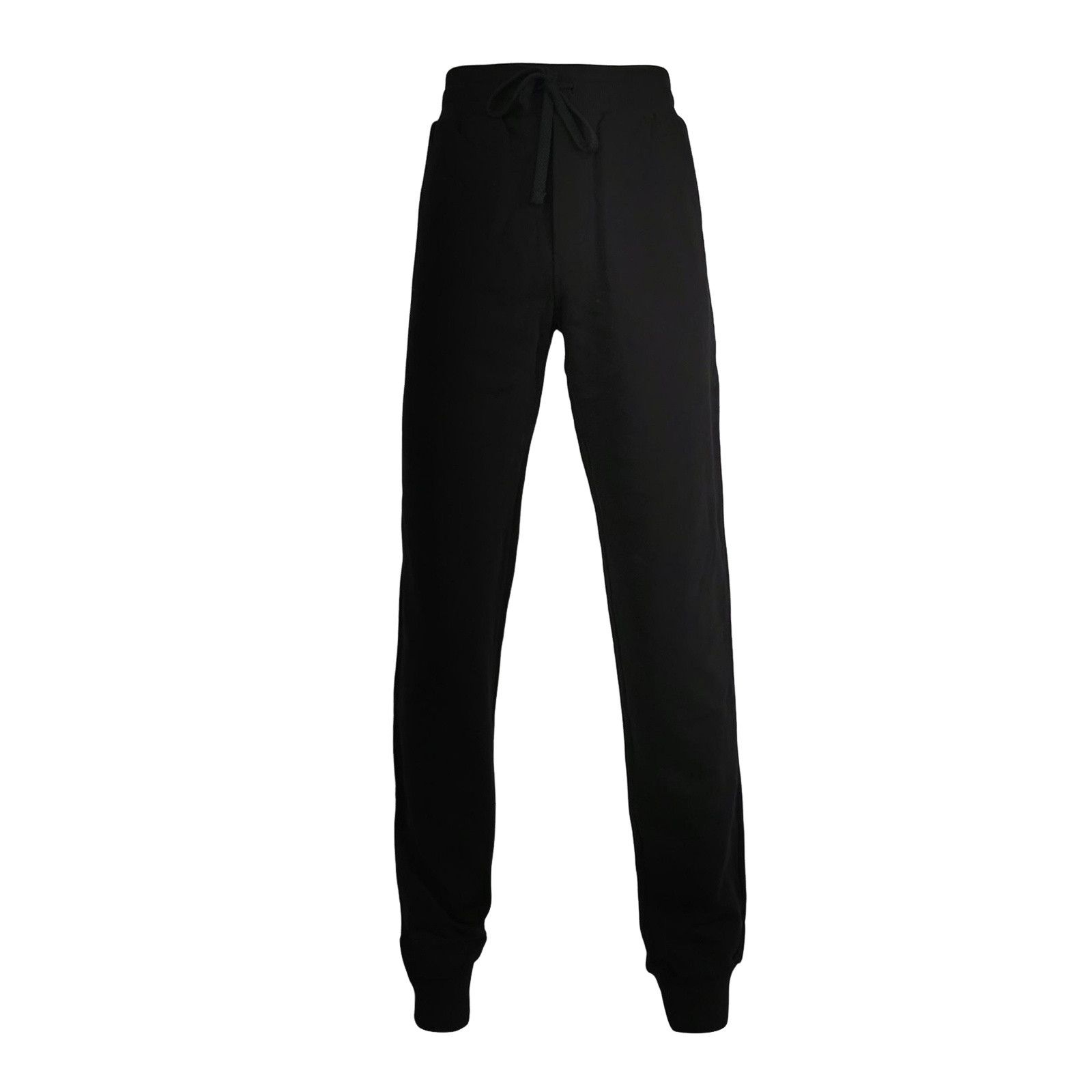 Dolce & Gabbana Dolce & Gabbana Black Cotton Joggers Size 50 Size US 34 / EU 50 - 1 Thumbnail