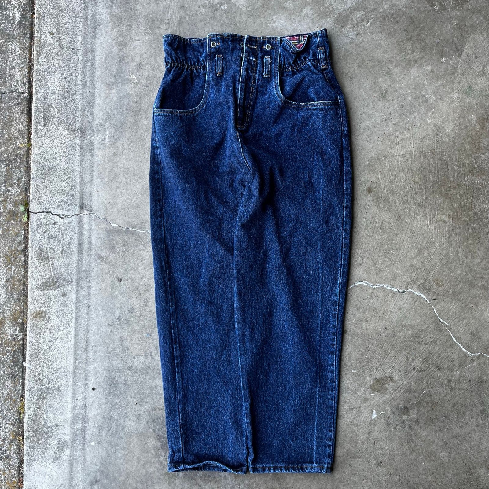 Vintage Vintage Joujou High-Waisted Jeans Women 11/12 Blue 00S 30X27 Size US 30 / EU 46 - 1 Thumbnail