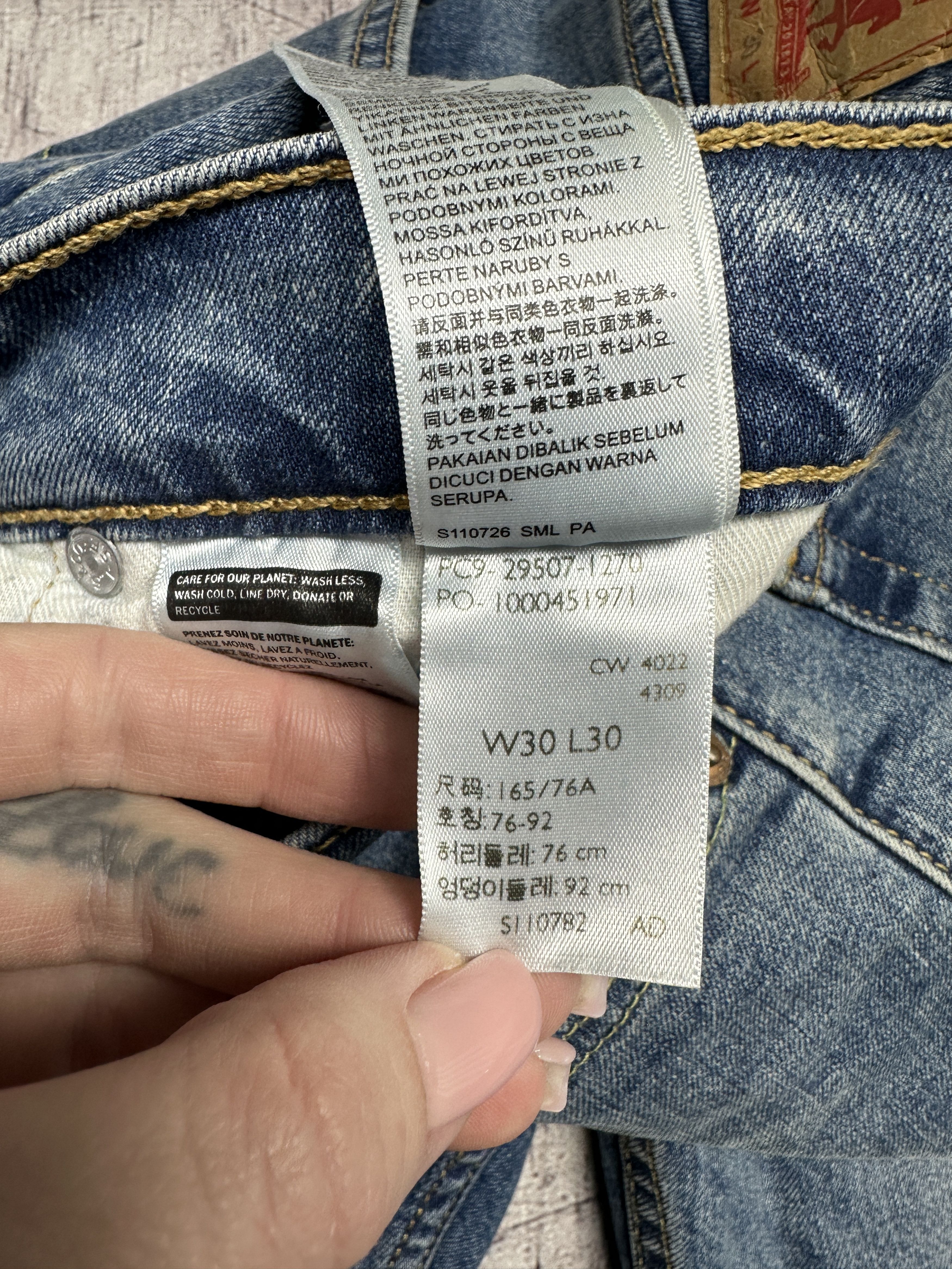Levi's Levi's 502 Mens Denim Pants Jeans Size 30 x 30 Size US 30 / EU 46 - 12 Thumbnail