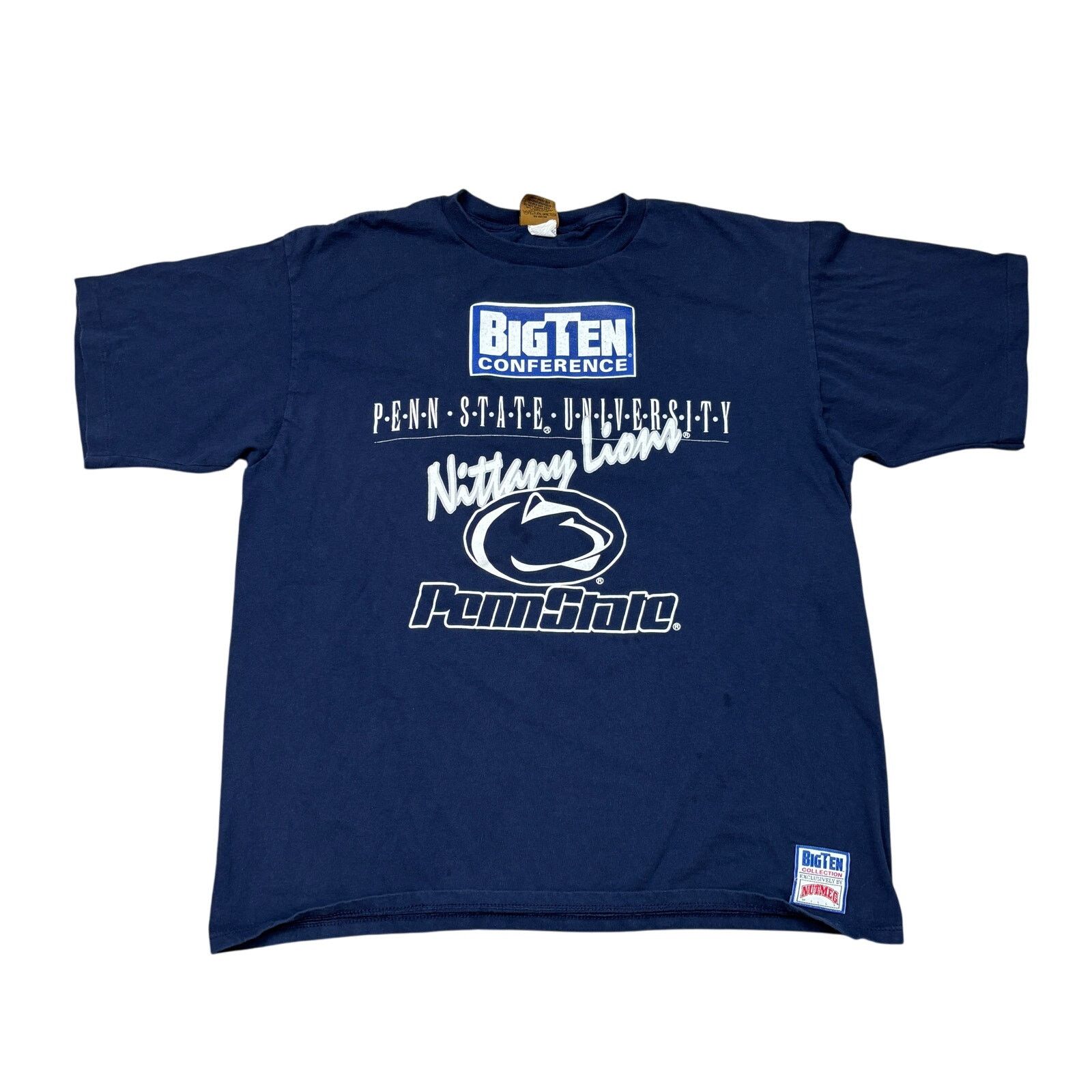 Nutmeg × Vintage VTG 90s Big Ten Penn State Nittany Lions Shirt Men's XL Size US XL / EU 56 / 4 - 1 Thumbnail