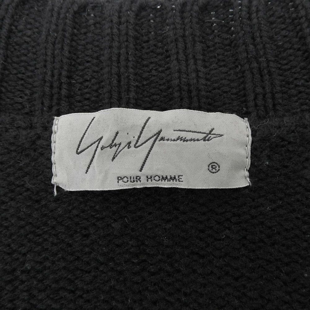 Yohji Yamamoto Yohji Yamamoto POUR HOMME Knit Wool Cardigan Size US L / EU 52-54 / 3 - 6 Thumbnail