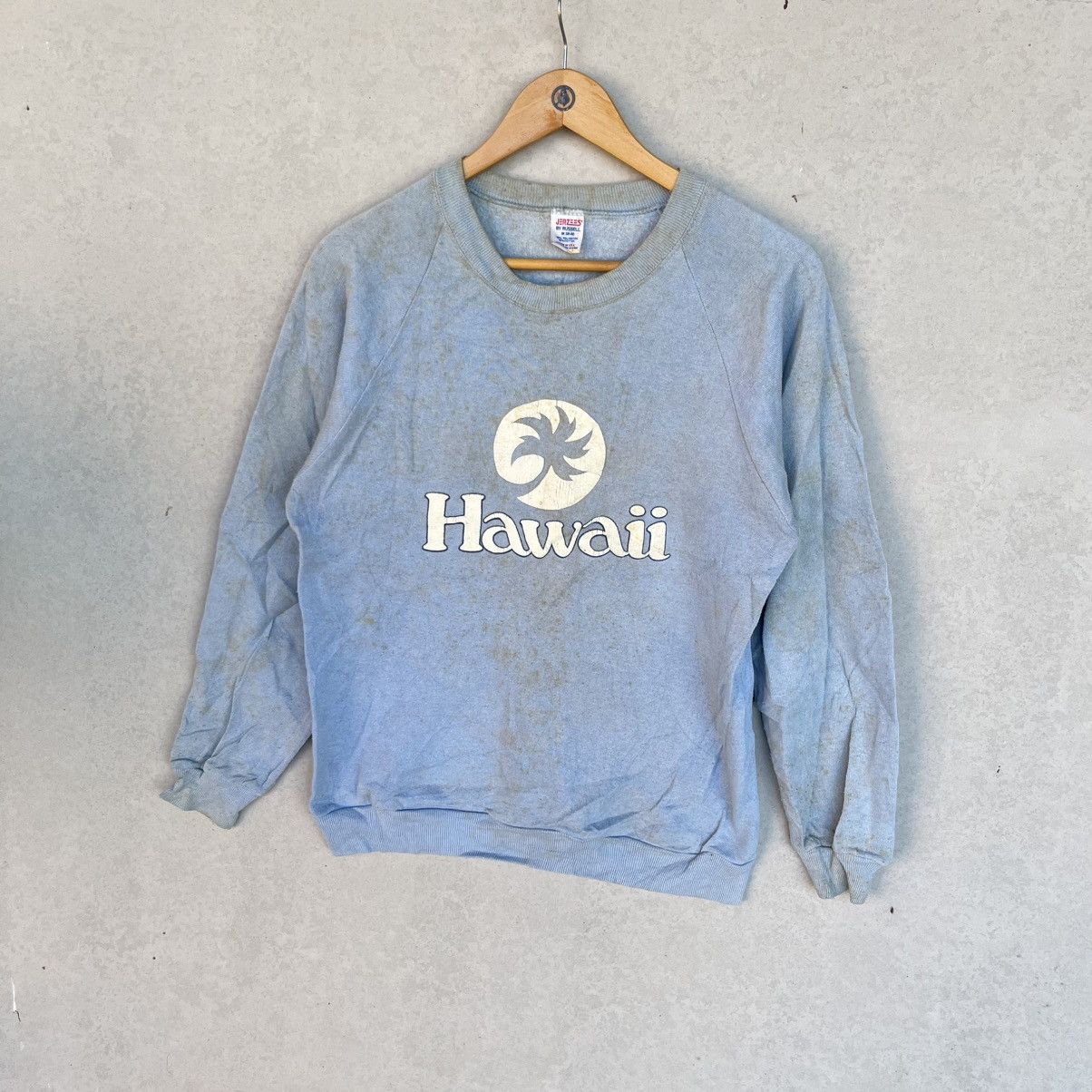 Other Vintage Jerzees Hawaii Blue Crewneck Sweatshirt Size M Size US M / EU 48-50 / 2 - 2 Thumbnail
