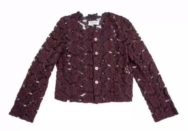 Comme des Garcons Comme Des Garcons Flower cut-out embroidered jacket Size M / US 6-8 / IT 42-44 - 1 Thumbnail