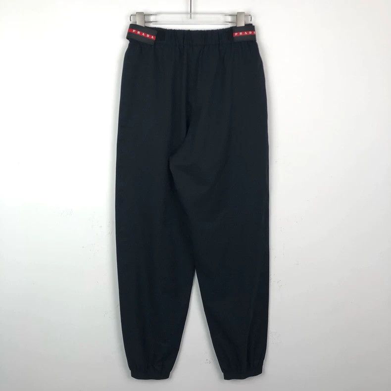 Prada Prada Size M Dark blue tie-up casual trousers trousers size Size US 26 / EU 42 - 2 Thumbnail