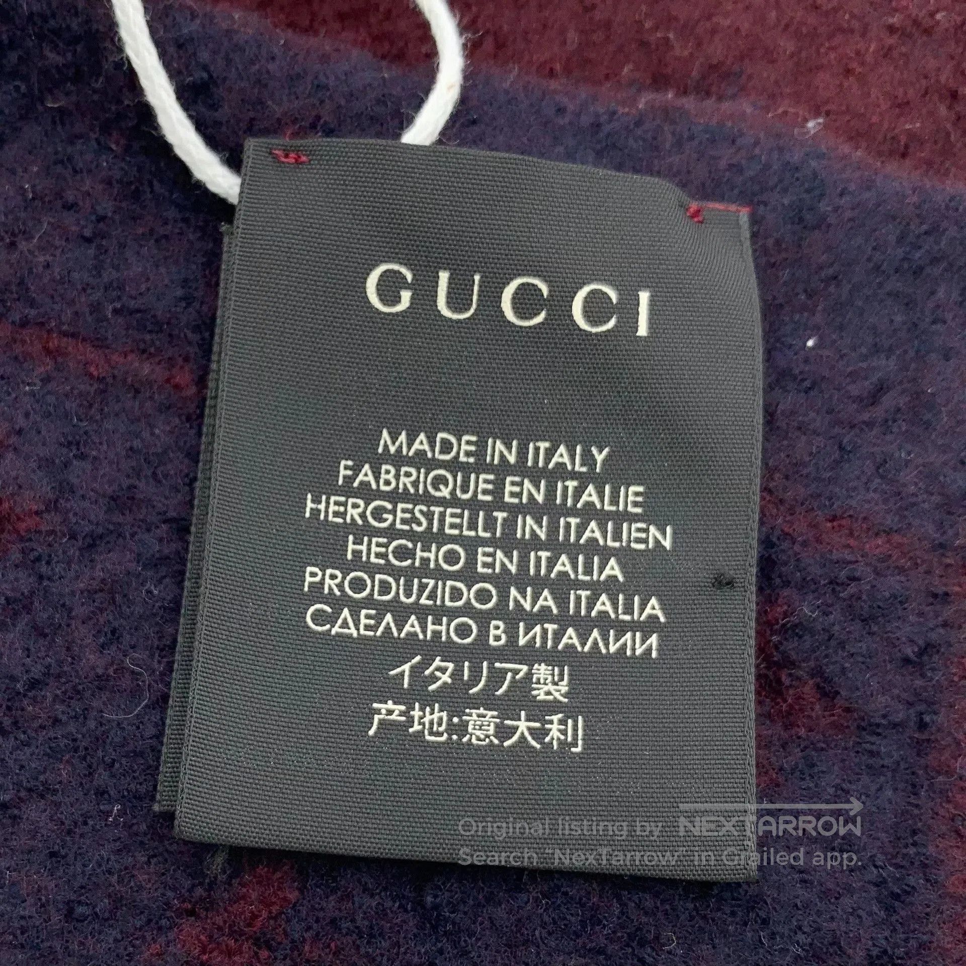 Gucci Gucci Bee Print Wool Scarf. Size ONE SIZE - 8 Thumbnail