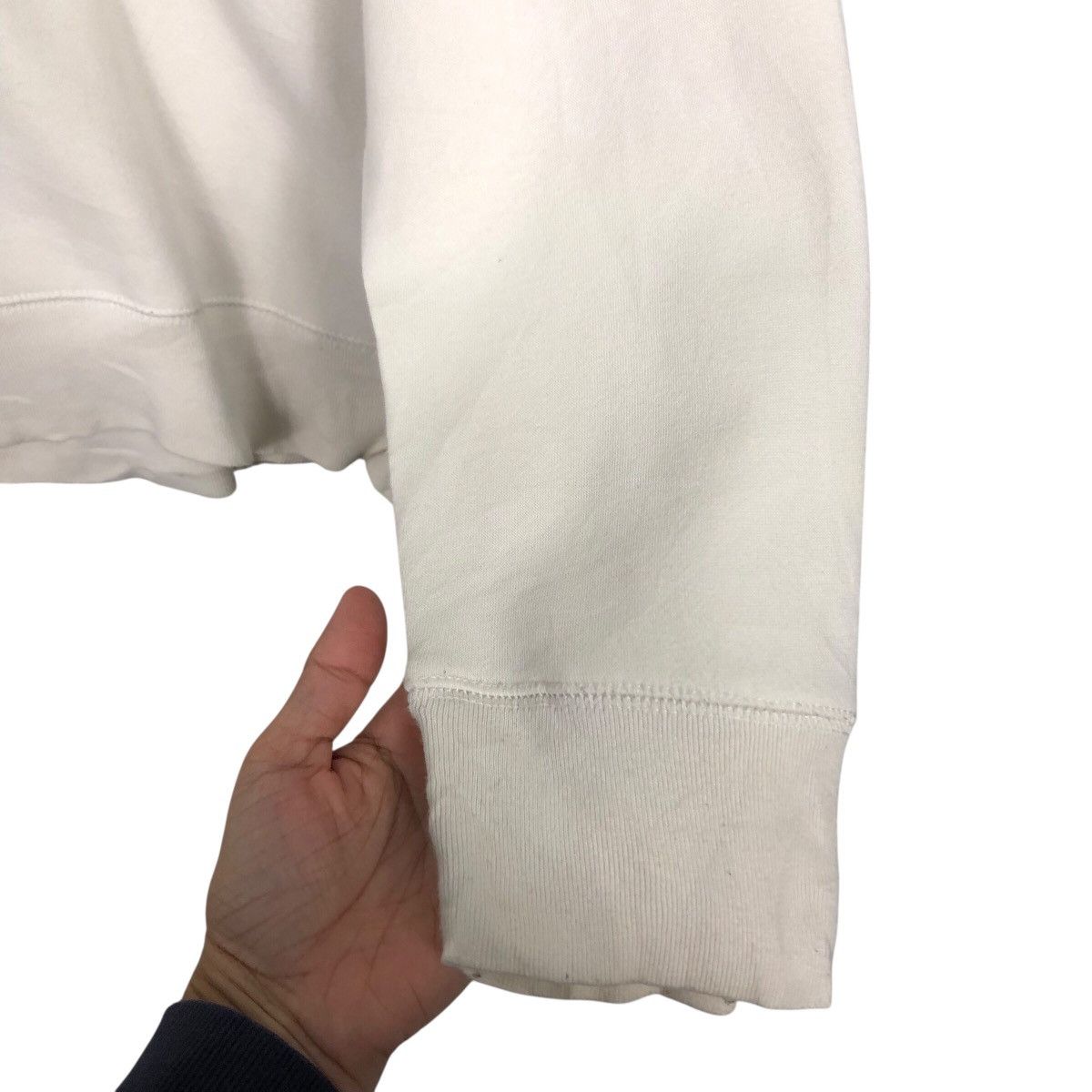 Japanese Brand GAP Original Spellout Crewneck Sweatshirt Cream Beige Size US L / EU 52-54 / 3 - 12 Thumbnail
