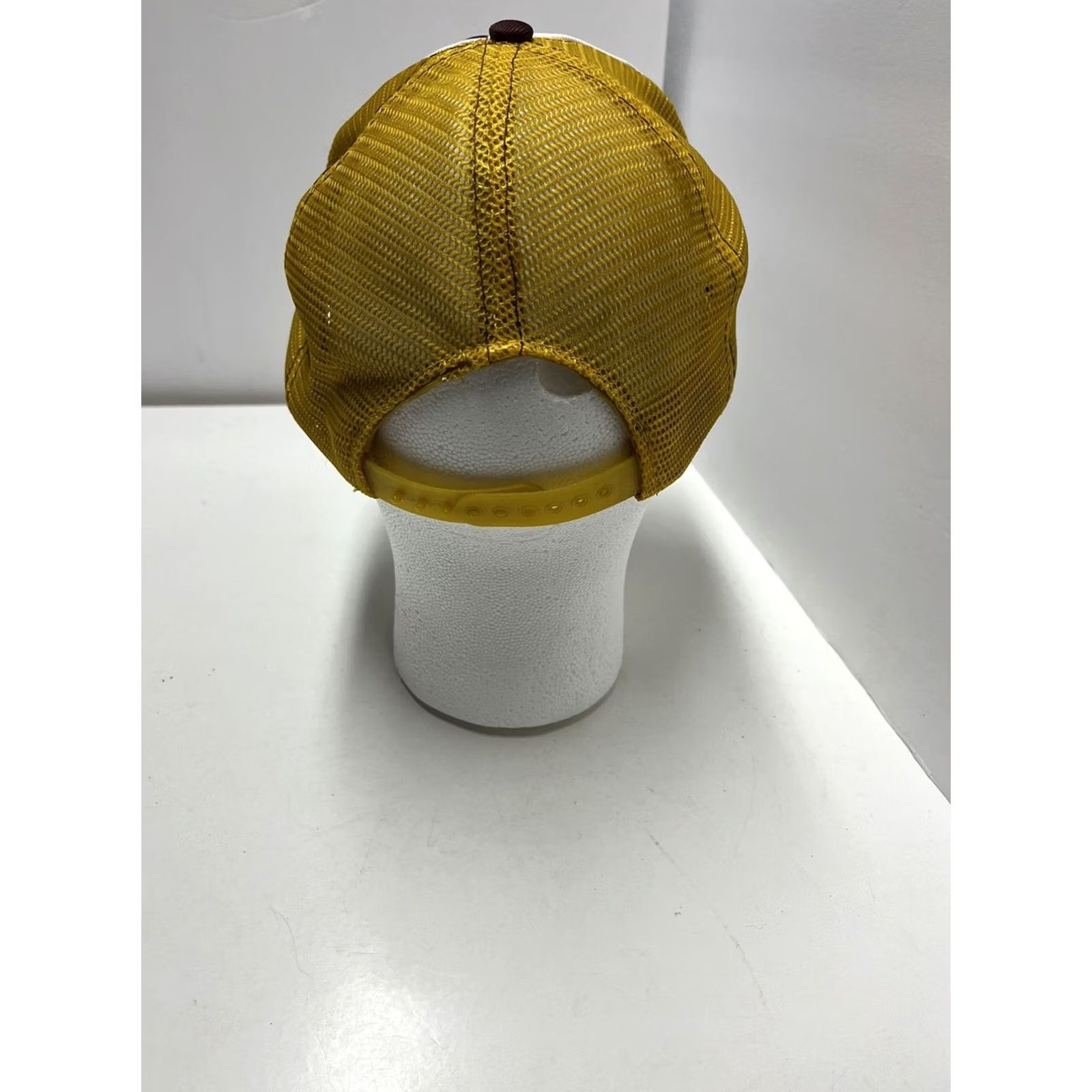 Vintage VINTAGE Arizona State University Sun Devils Trucker Hat ASU Snapback Sport Cap Yellow Mens Size ONE SIZE - 4 Thumbnail