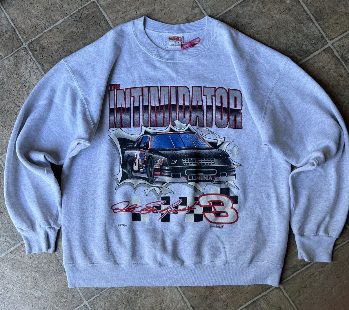 Vintage Vtg 90s Dale Earnhardt NASCAR Crewneck Sweatshirt Size US XL / EU 56 / 4 - 1 Thumbnail
