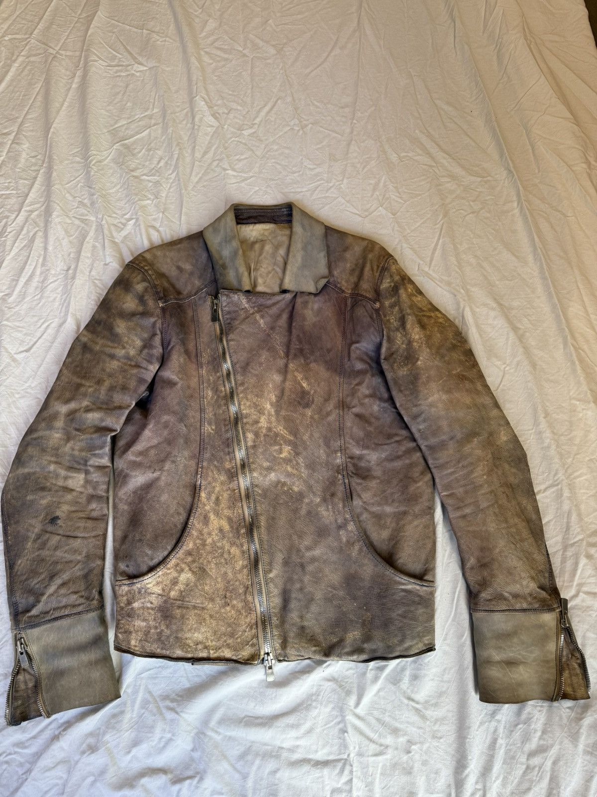 Guidi Guidi x layer-0 leather jacket Size US M / EU 48-50 / 2 - 1 Thumbnail