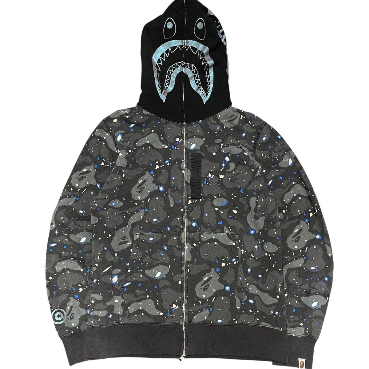 Bape A Bathing Ape Space Camo Full Zip Hoodie Size US L / EU 52-54 / 3 - 1 Thumbnail