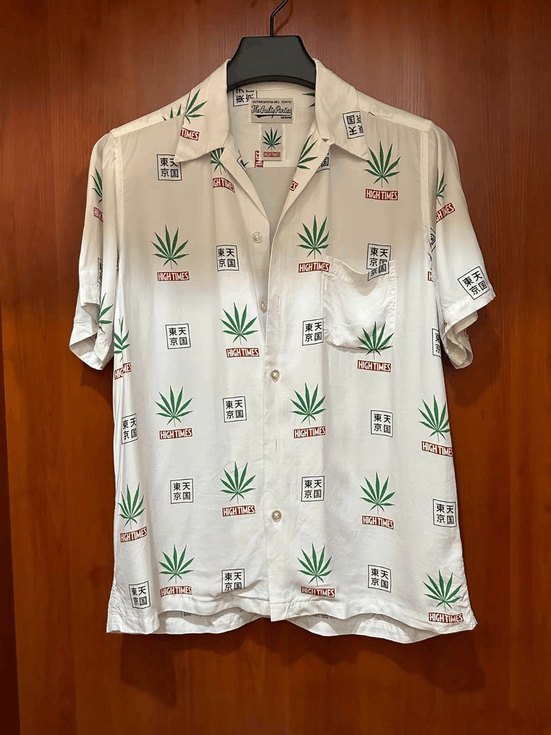 Wacko Maria Wacko Maria Wacko Maria High Time Weed Print Shirt-2506 Size US S / EU 44-46 / 1 - 1 Thumbnail