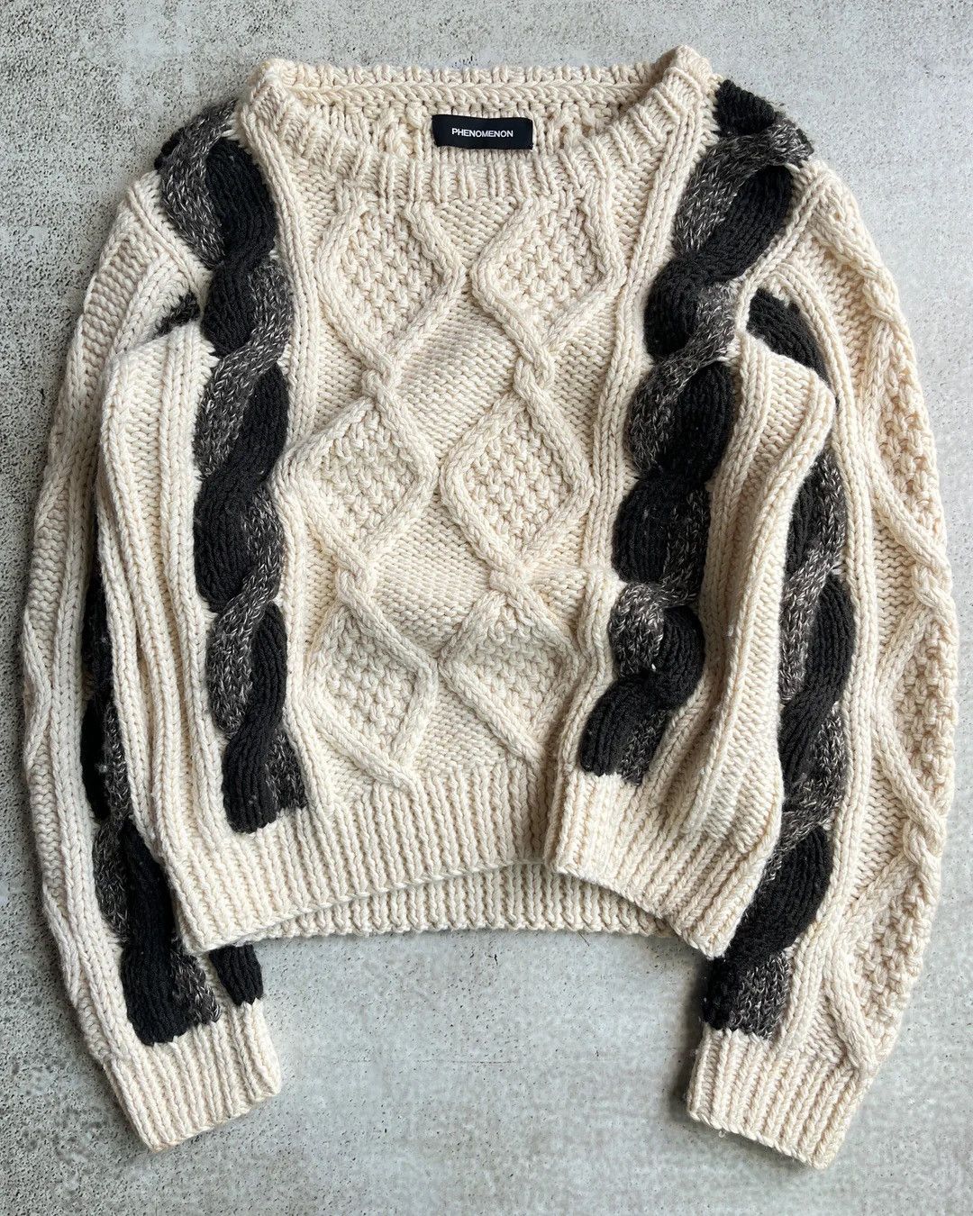 Phenomenon Phenomenon 11AW Wool Sweater in Cream | Grailed