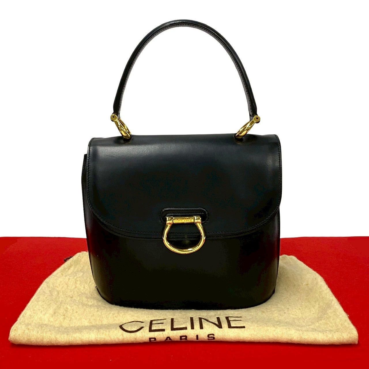 Celine Celine Handbag Black Leather Size ONE SIZE - 1 Thumbnail