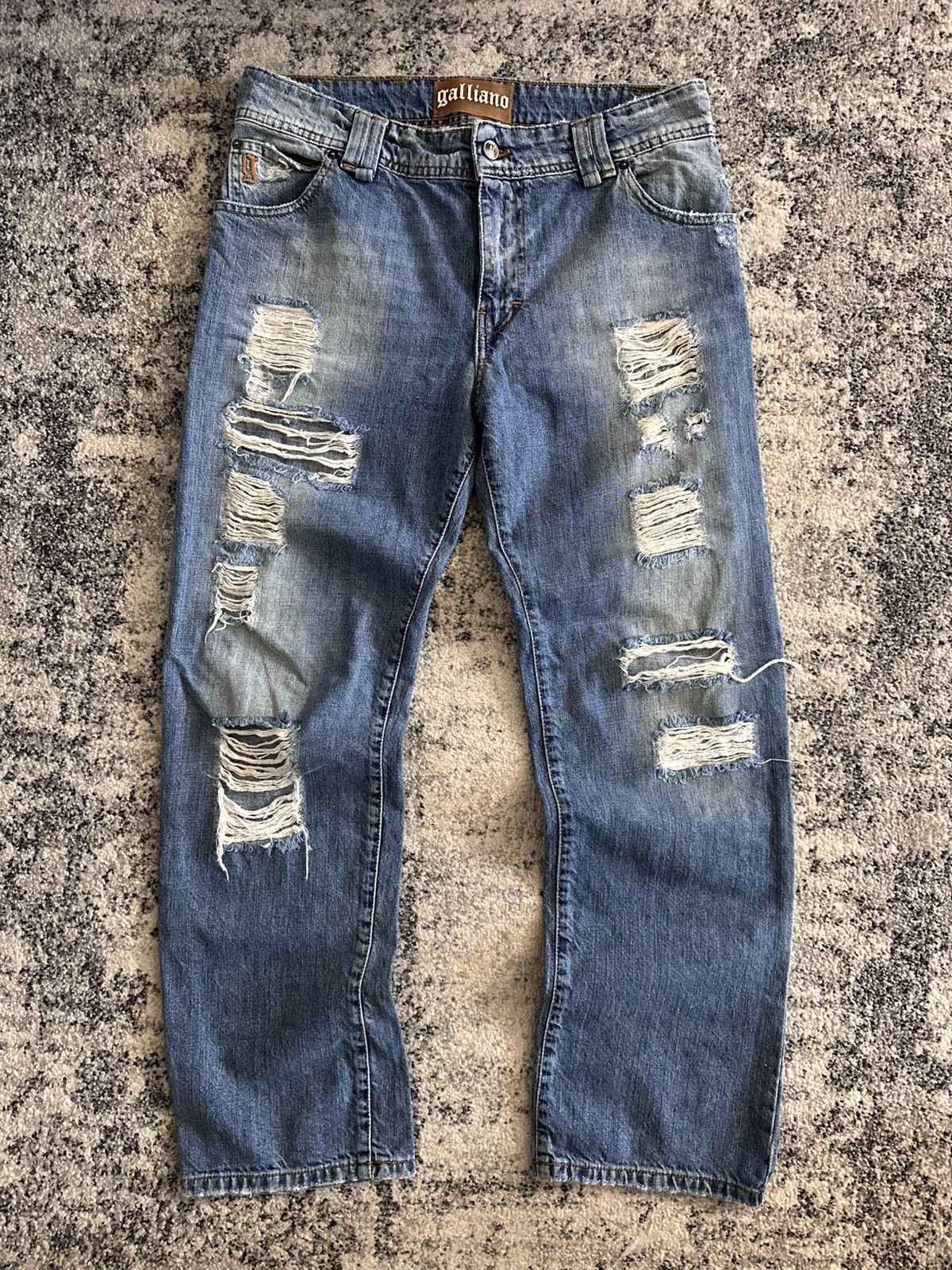 John Galliano 🔥300$ 🔥 Galliano Jeans Rare Size 25" / US 0 / IT 36 - 4 Thumbnail