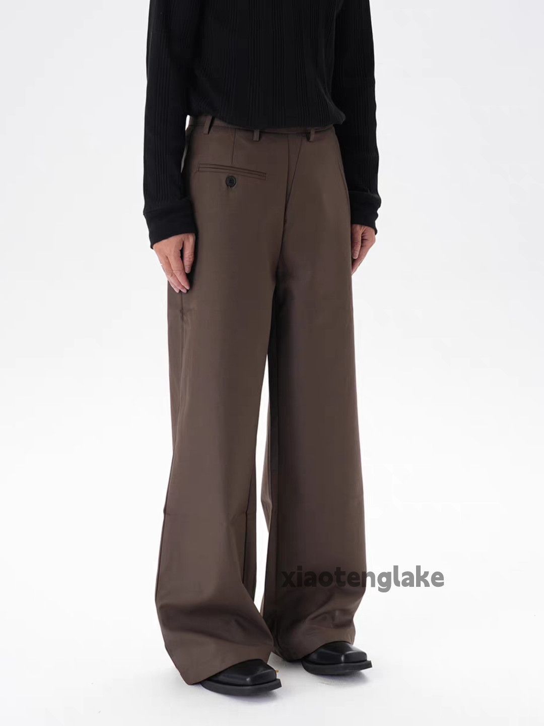 Vintage xtl retro utility loose baggy yuppie cleanfit flared pants Size US 30 / EU 46 - 4 Thumbnail