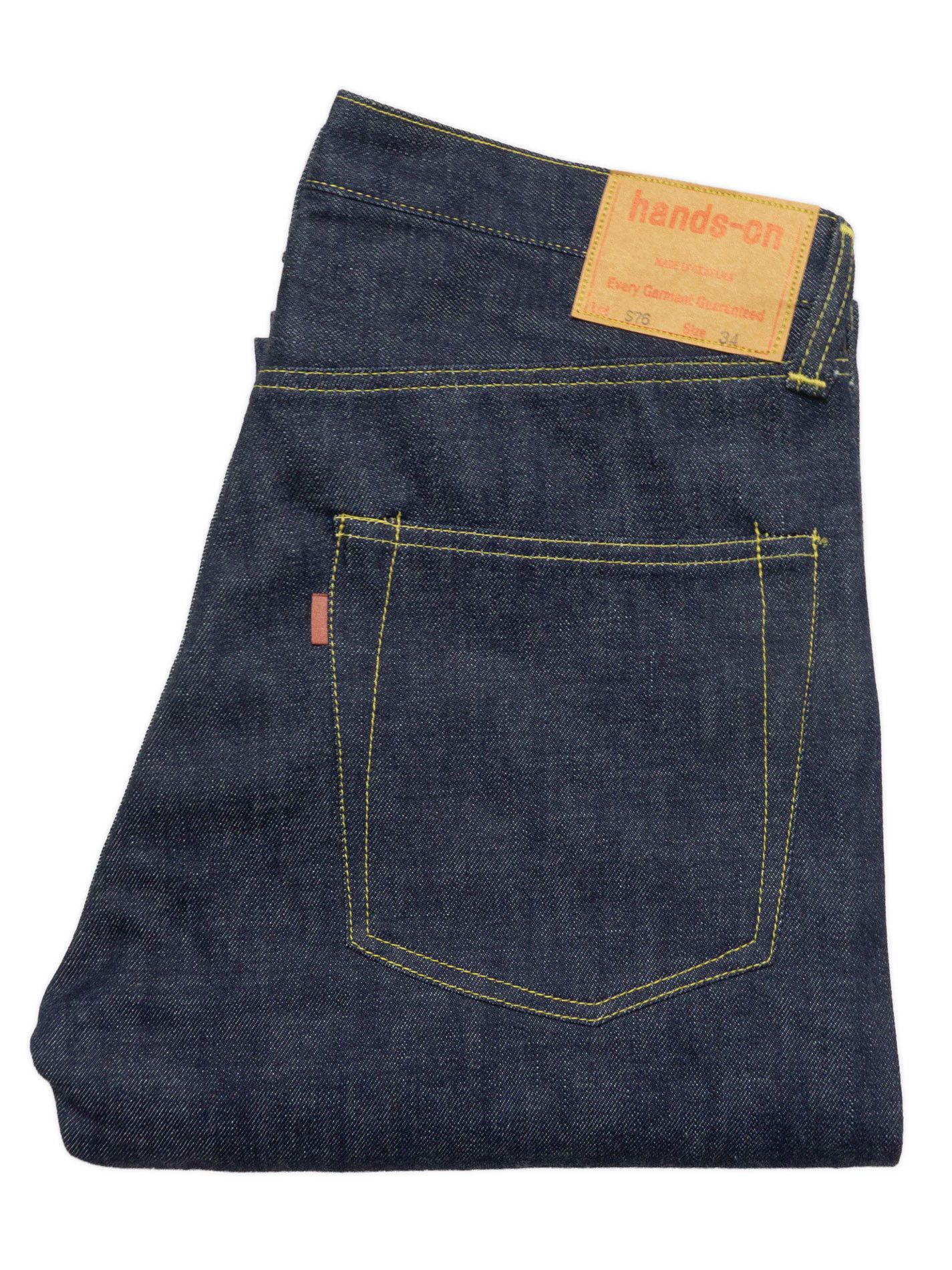 Japanese Brand HANDS-ON S76 W34xL36 1966-type Hand-crafted Selvedge Jeans Size US 34 / EU 50 - 14 Thumbnail