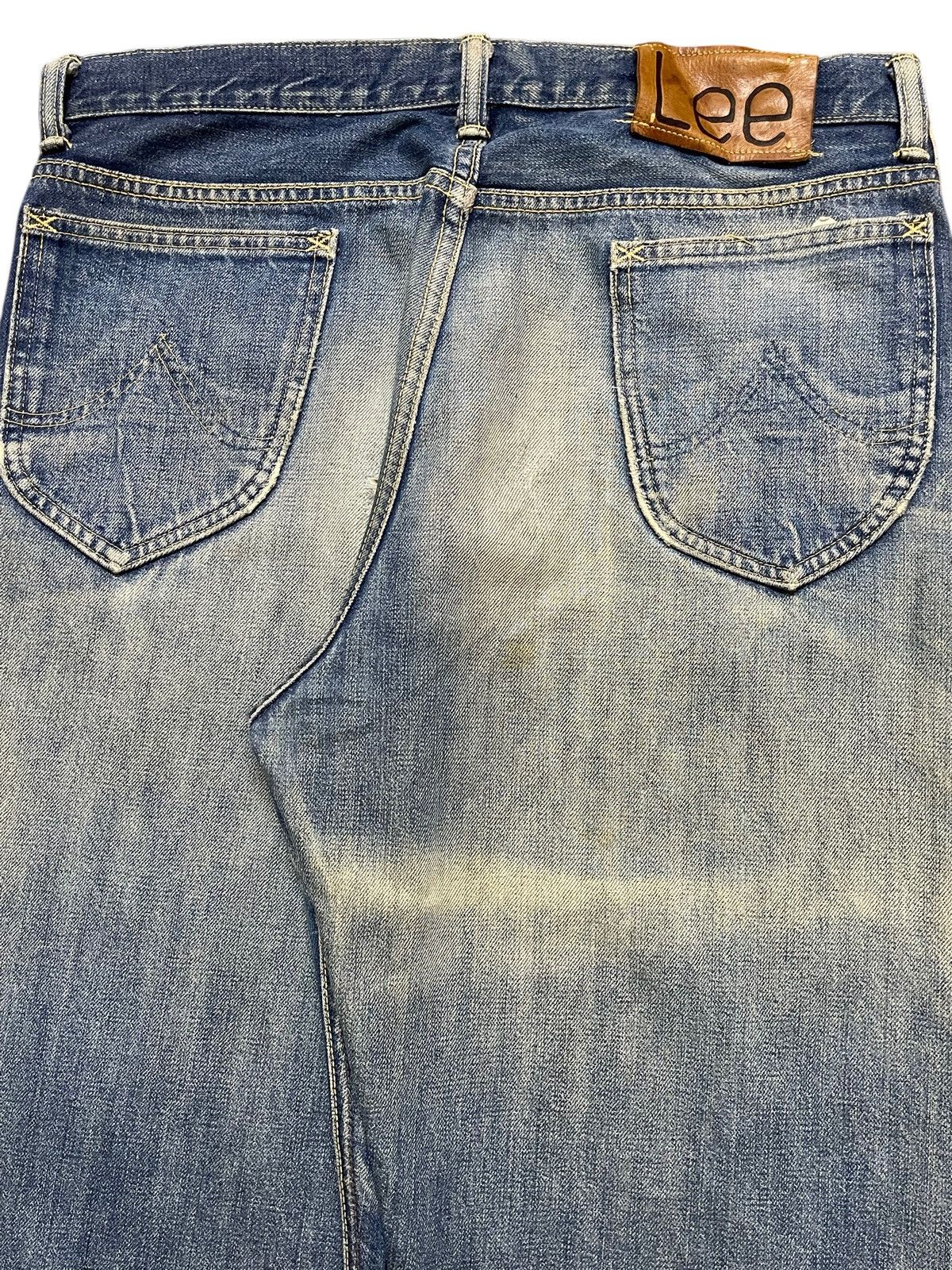 Lee Vintage 70s Lee Union Made Selvedge Mud Wash Faded Distress Size US 32 / EU 48 - 7 Thumbnail