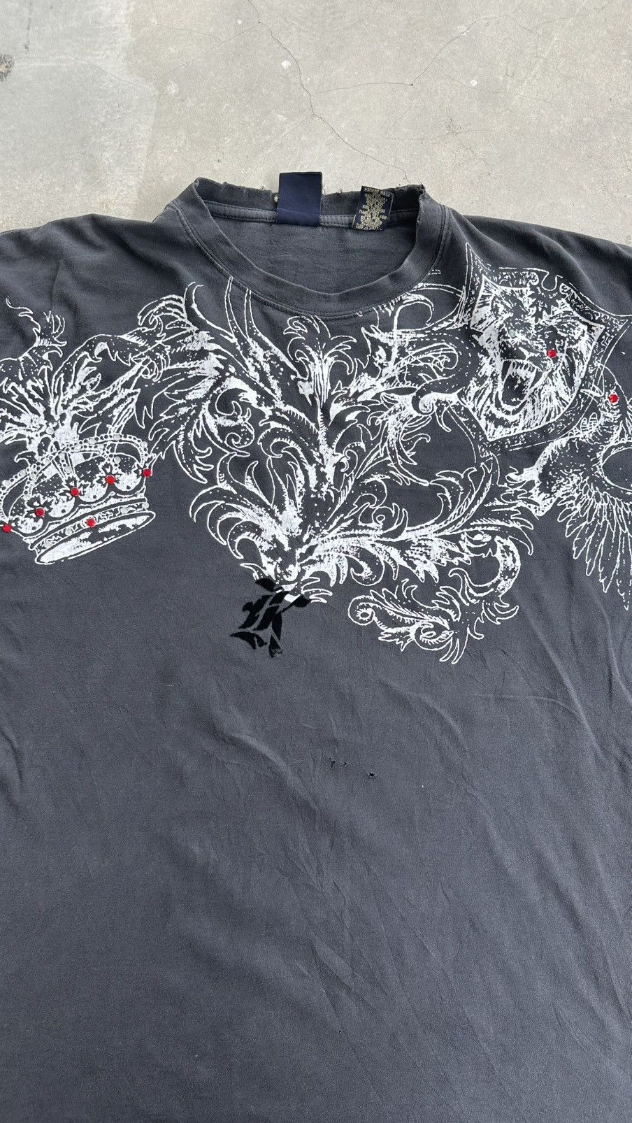 Karl Kani × Vintage VINTAGE Y2K KANI GOLD GRAPHIC PRINT TEE WELL FADED Size US XL / EU 56 / 4 - 2 Thumbnail