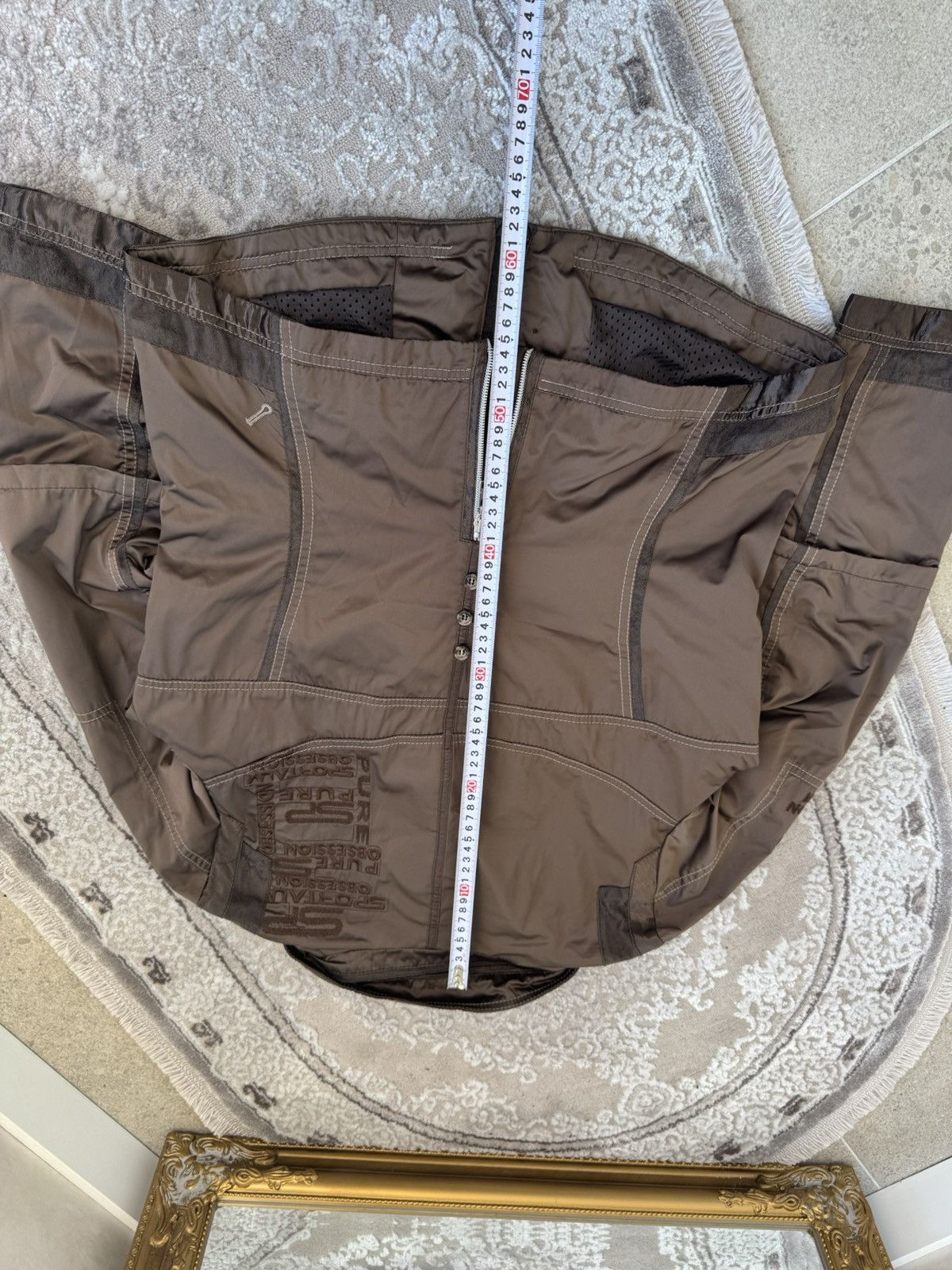 Japanese Brand Vintage Y2K Diesel Style Multi Zip Nylon Bomber Jacket Size S / US 4 / IT 40 - 9 Thumbnail