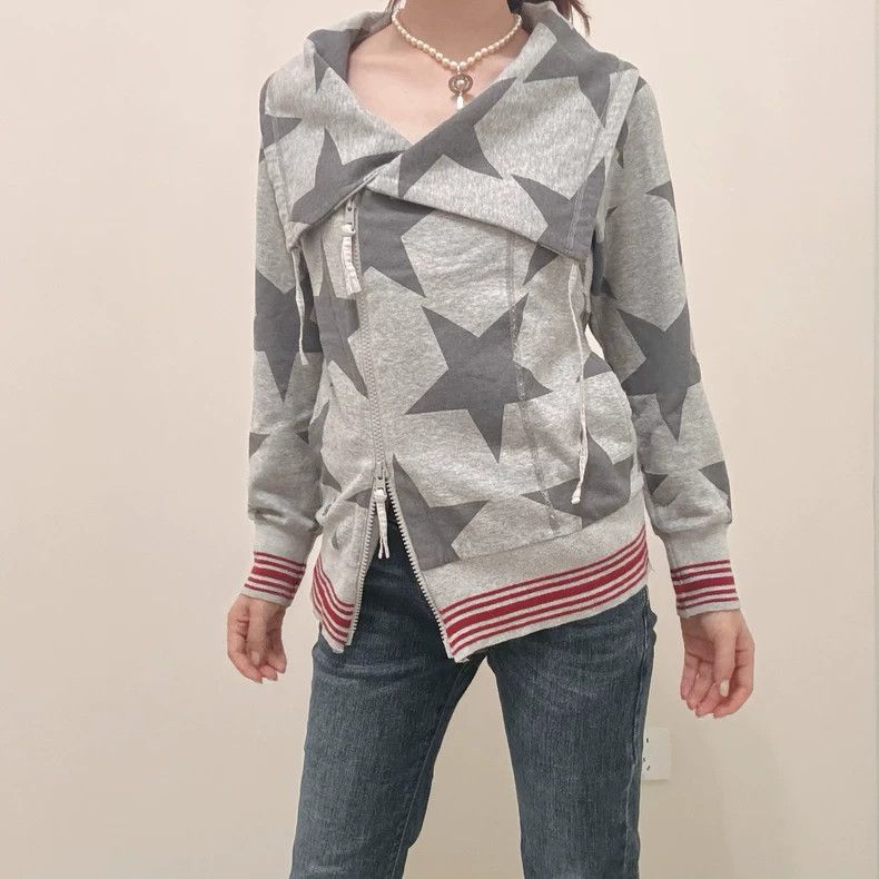 Vivienne Westwood Vivienne Westwood Gray star alternate collar hoodie jacket Size M / US 6-8 / IT 42-44 - 1 Thumbnail