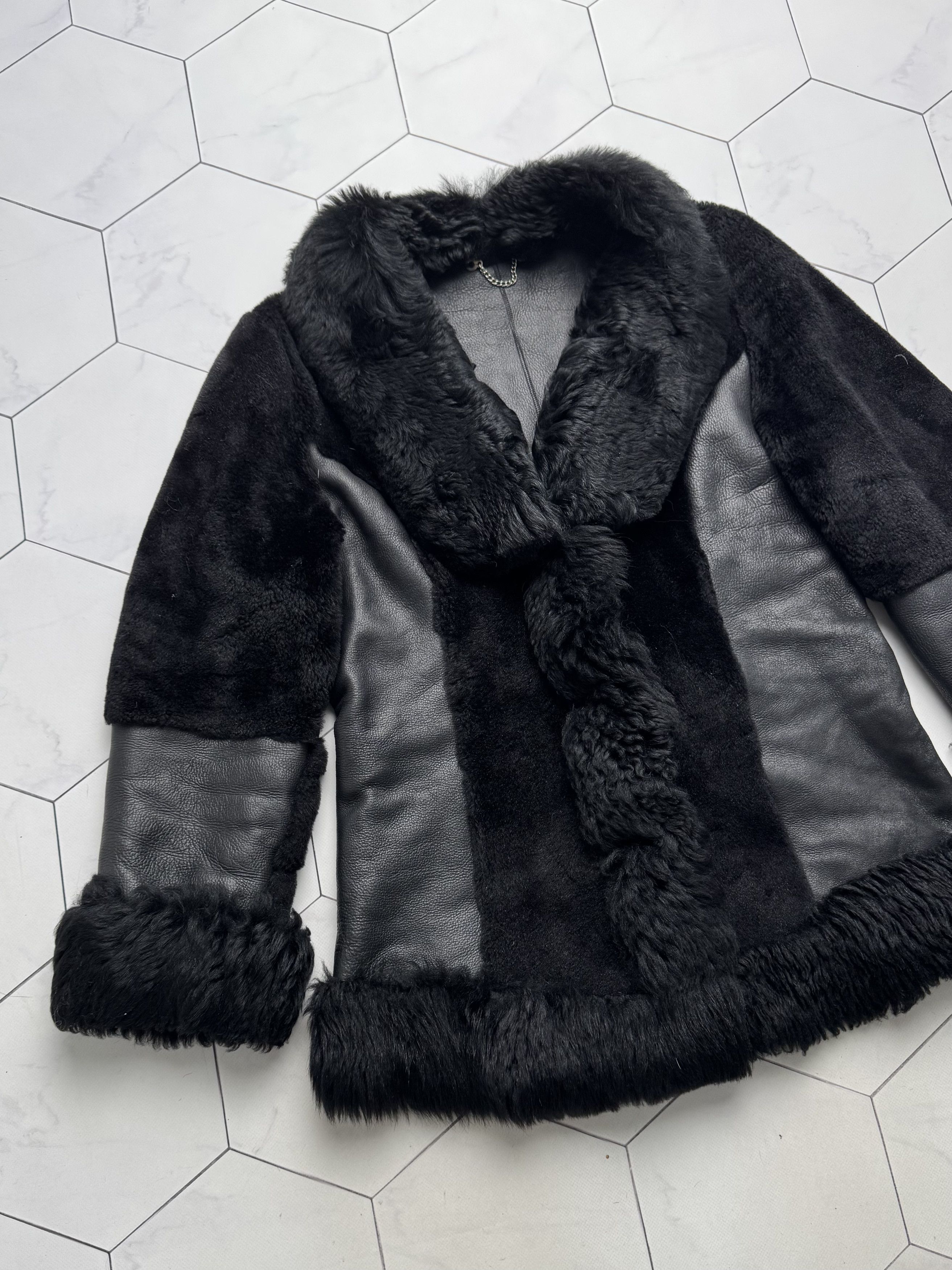 Vintage Vintage Real Sheepskin Coat (B550)E2D15 Size XL / US 12-14 / IT 48-50 - 6 Thumbnail