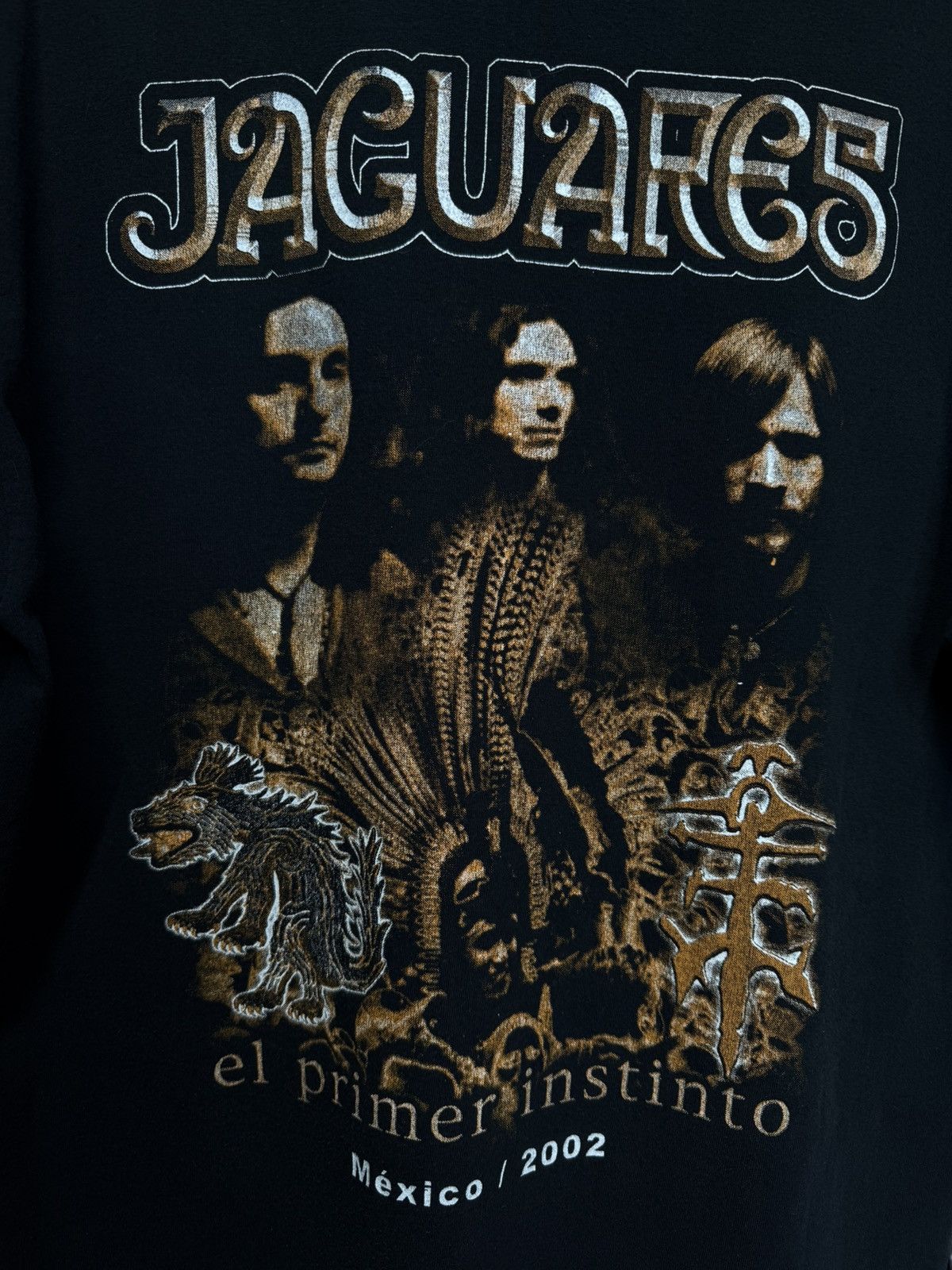 Vintage Vintage 2002 Jaguares Mexico Band T-Shirt Size XLarge Size US XL / EU 56 / 4 - 5 Thumbnail